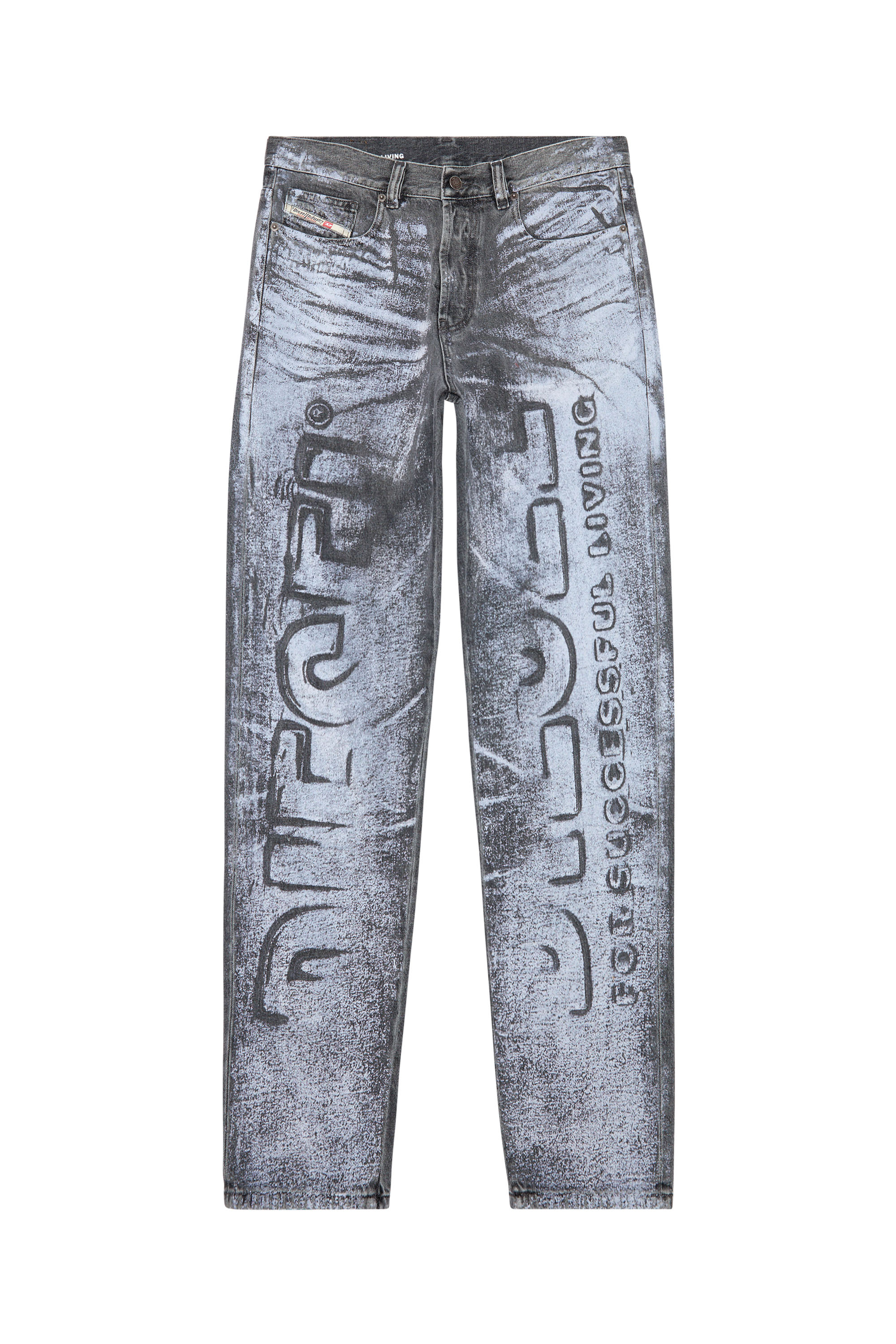 Diesel - Straight Jeans 2010 D-Macs 007T5, Grigio - Image 6
