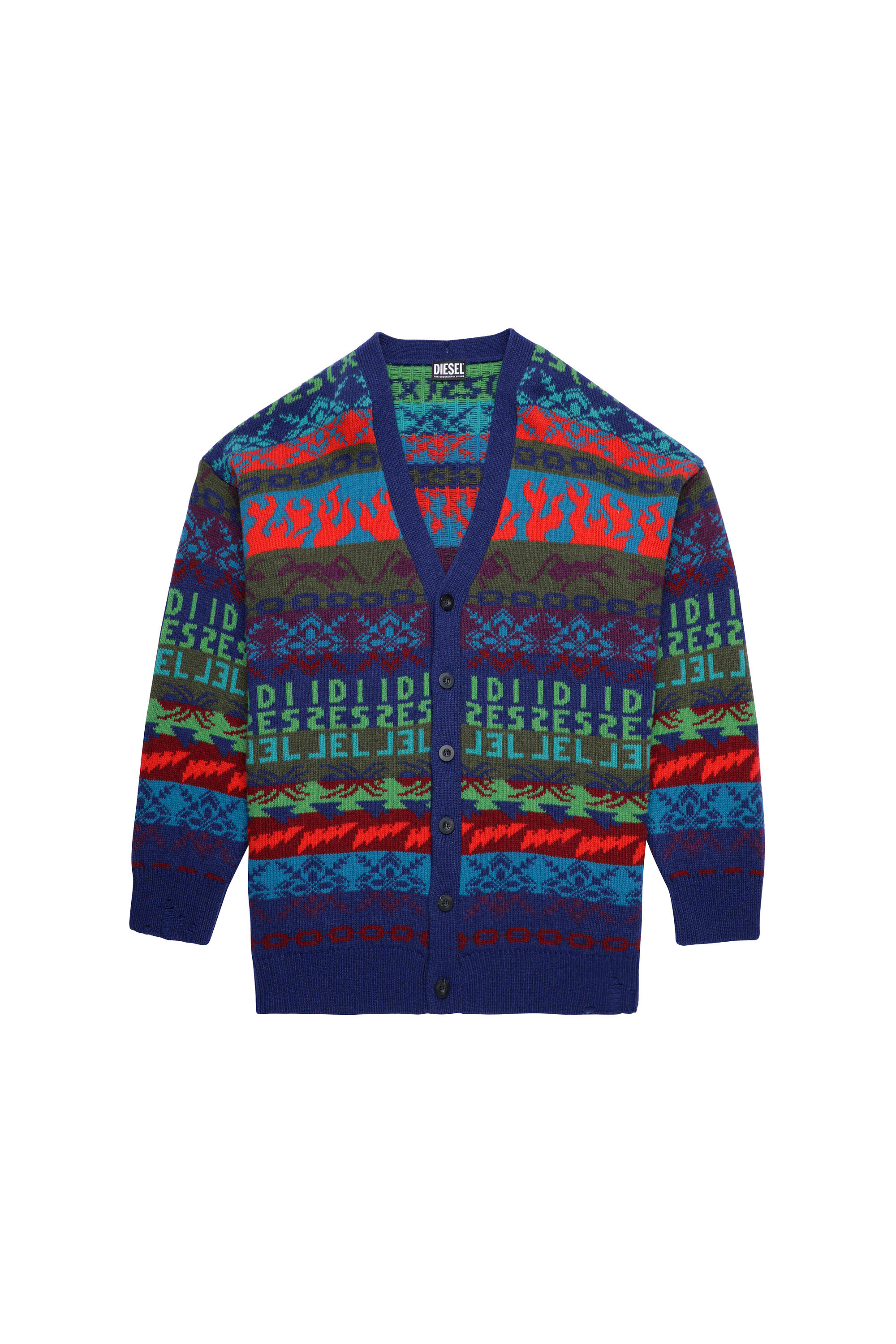 K-HENDERSON, Verde/Blu - Maglieria