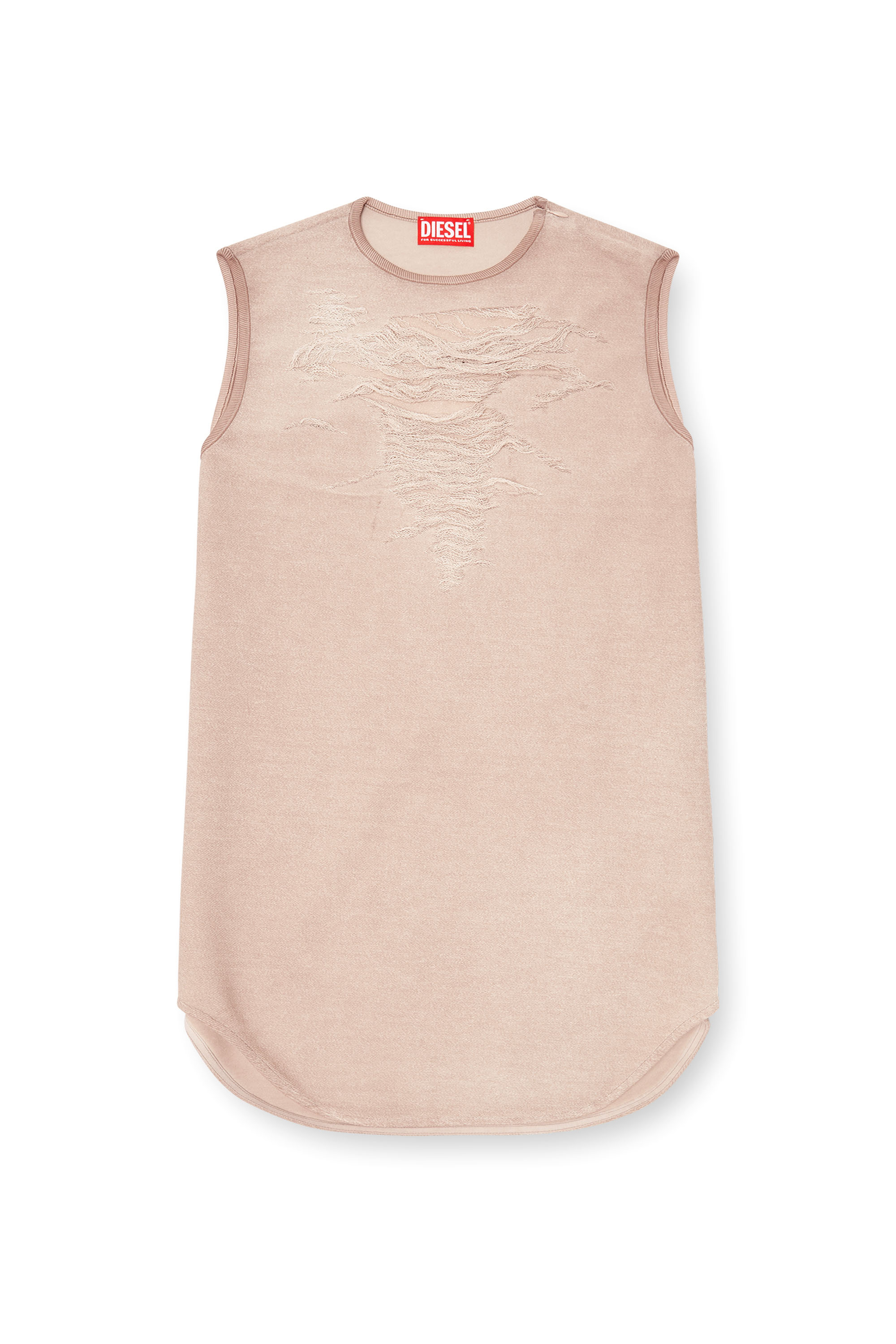 Diesel - D-YASY-S1, Abito corto in felpa d&eacute;vor&eacute; Donna in Rosa - 1