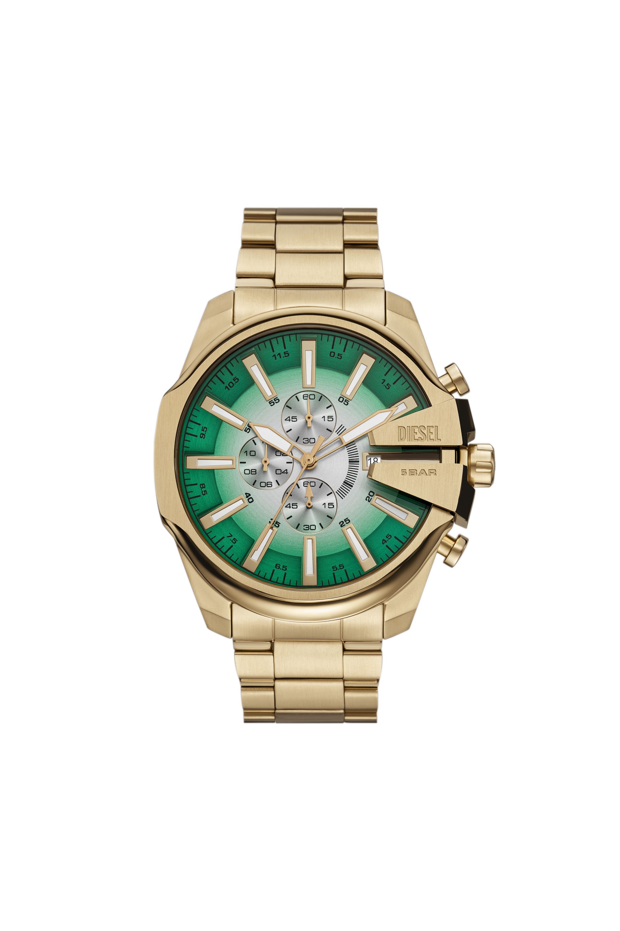 Diesel - DZ4684 WATCH, Orologio Mega Chief Slim in acciaio inossidabile Uomo in Oro - 1