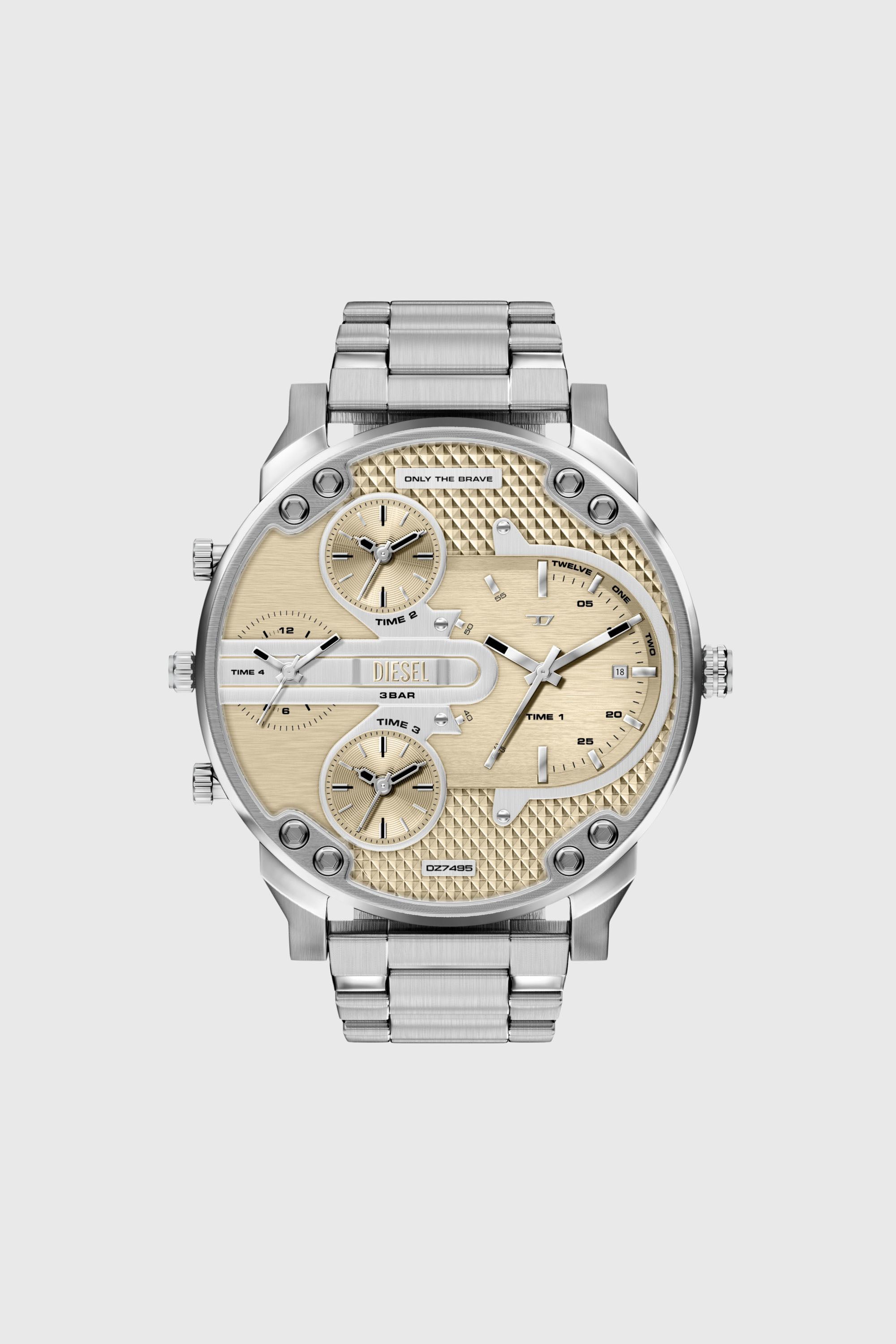 Diesel - DZ7495 WATCH, Orologio Mr. Daddy Slim in Acciaio Inox Uomo in Argento - 1