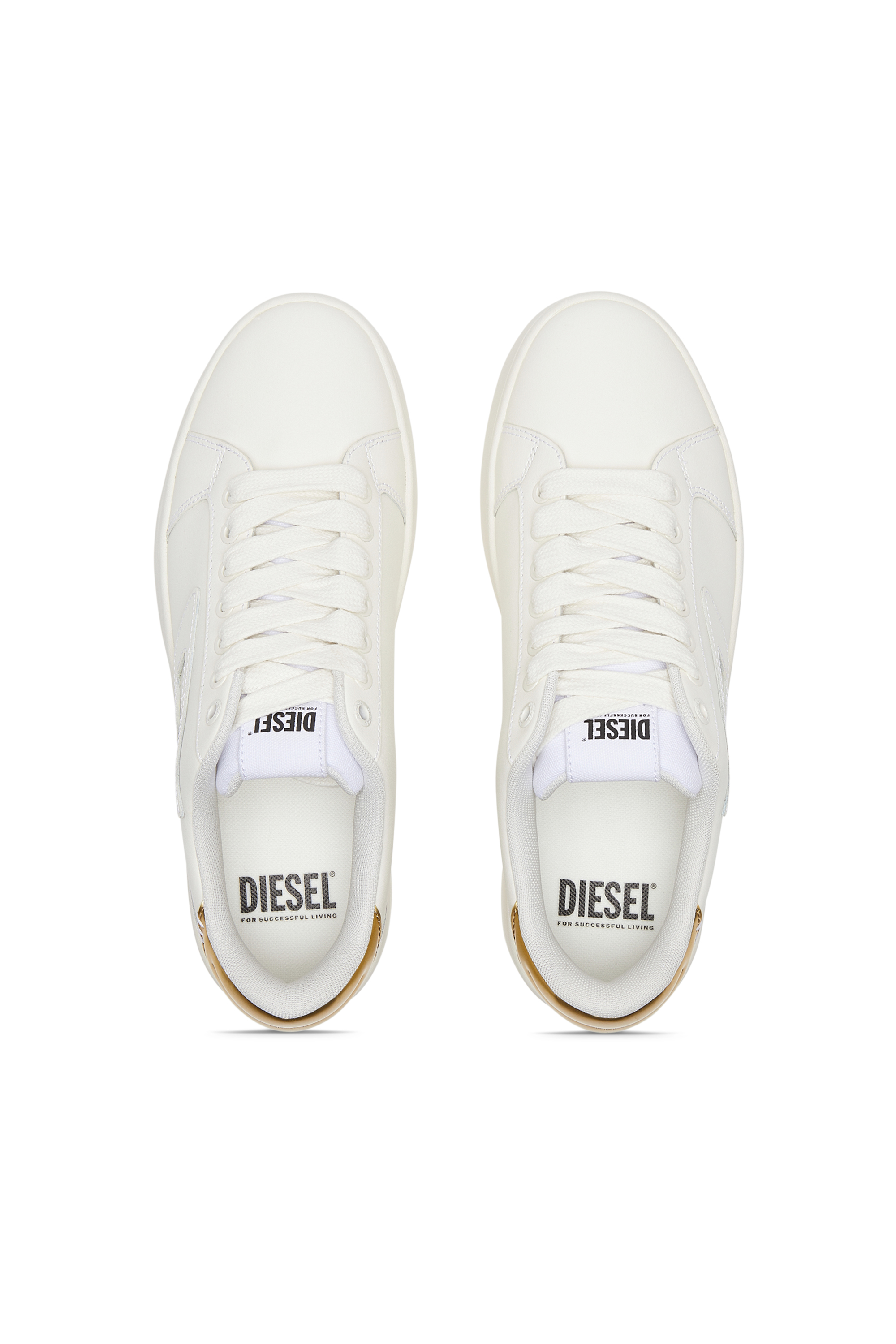 Diesel - S-ATHENE BOLD W, S-Athene Bold-Sneaker low-top con suola flatform Donna in Oro - 4