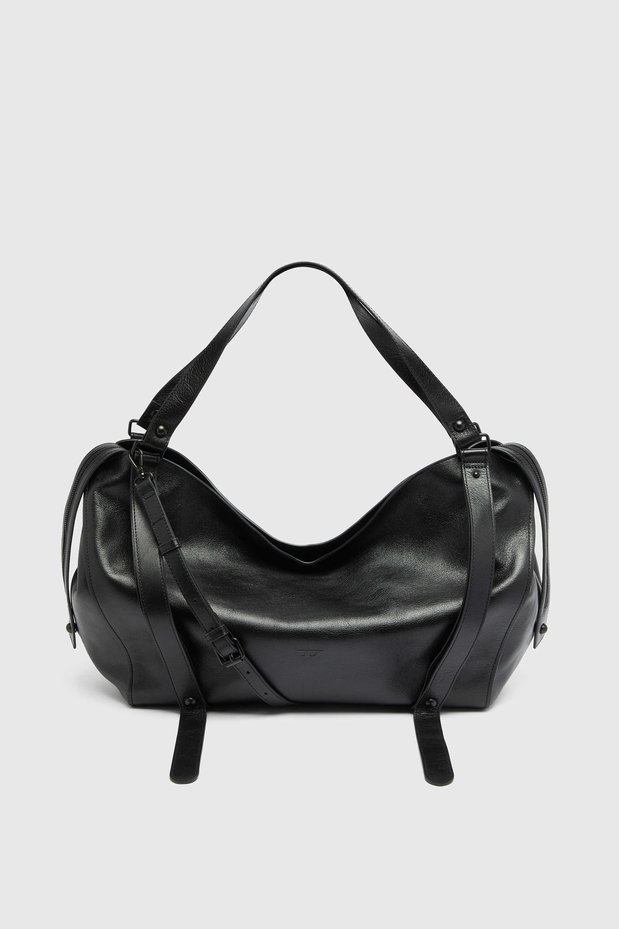 Diesel - D-ONE TOPHANDLE L, D-One-Borsa grande a mano in pelle Unisex in Nero - 1