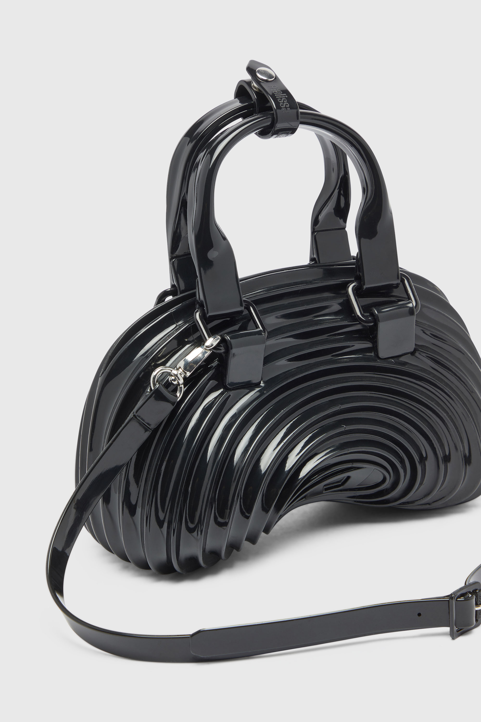 Diesel - MELISSA QUANTUM DOME, Quantum Dome &ndash; Borsa a mano in Melflex&reg; Donna in Nero - 6