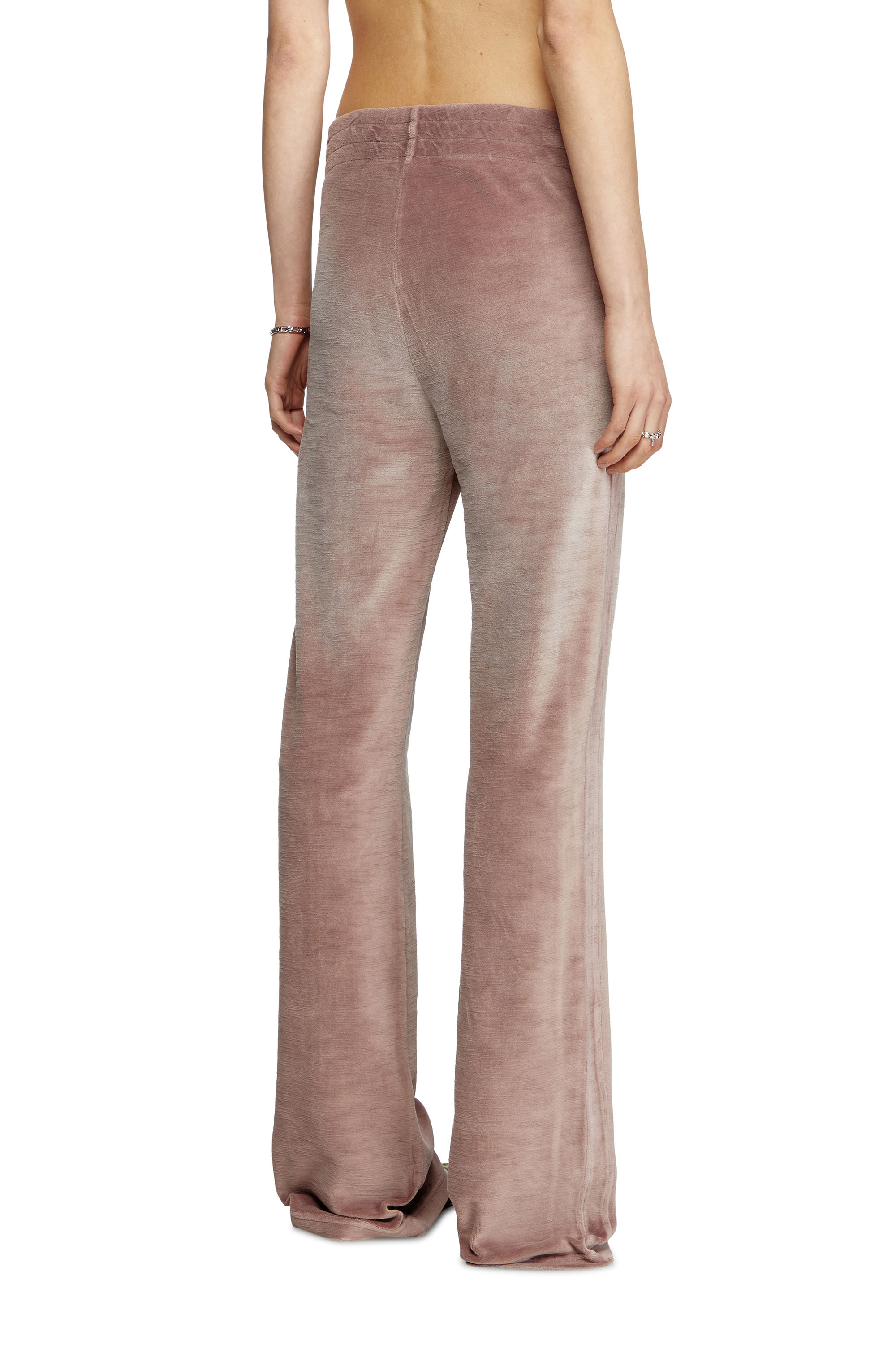 Diesel - P-ELY-Q1, Pantaloni tuta wide Donna in Rosa - 4