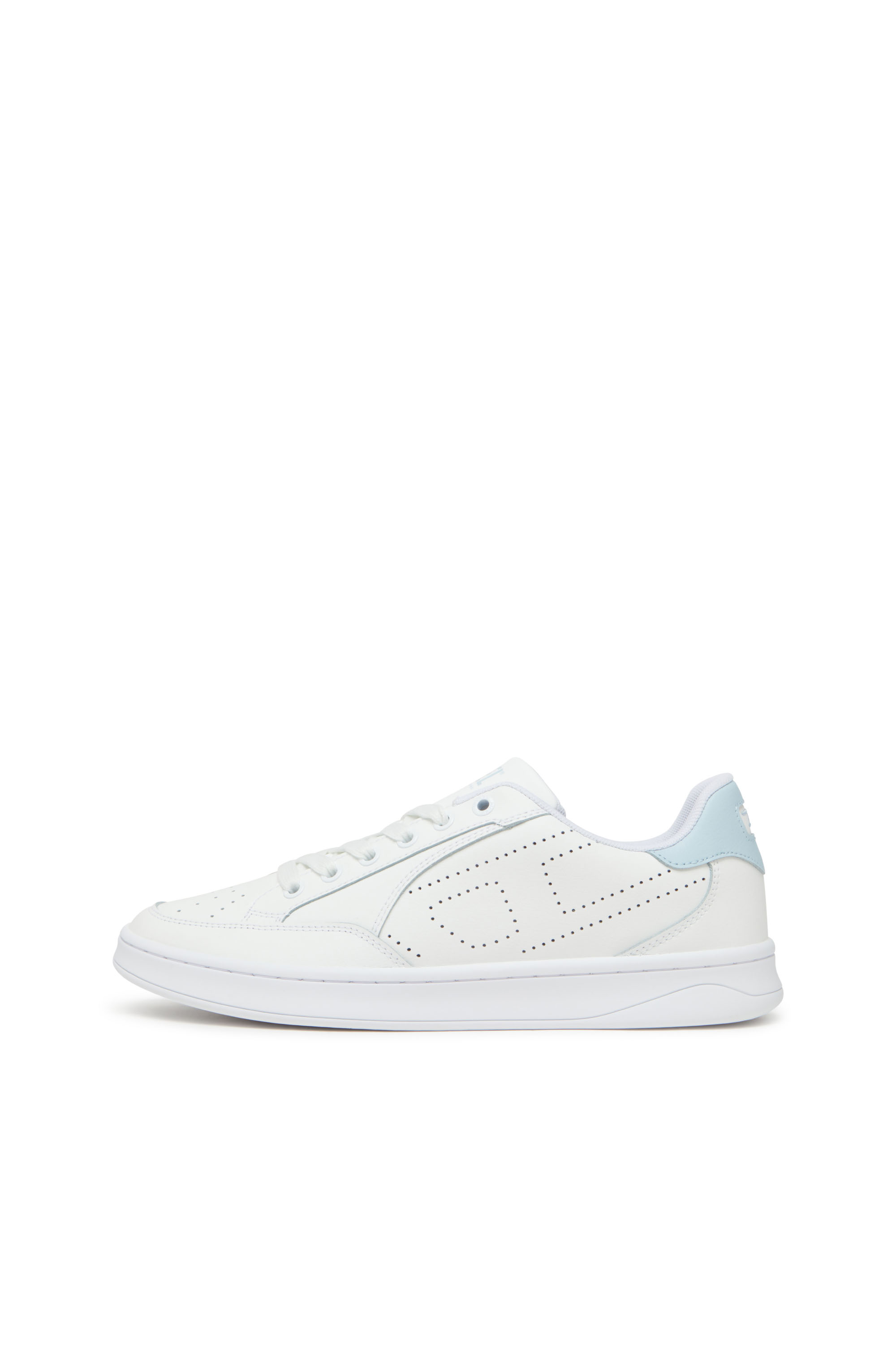 Diesel - S-DAKOTA LOW W, S-Dakota-Sneaker in pelle con logo perforato Donna in Multicolor - 7