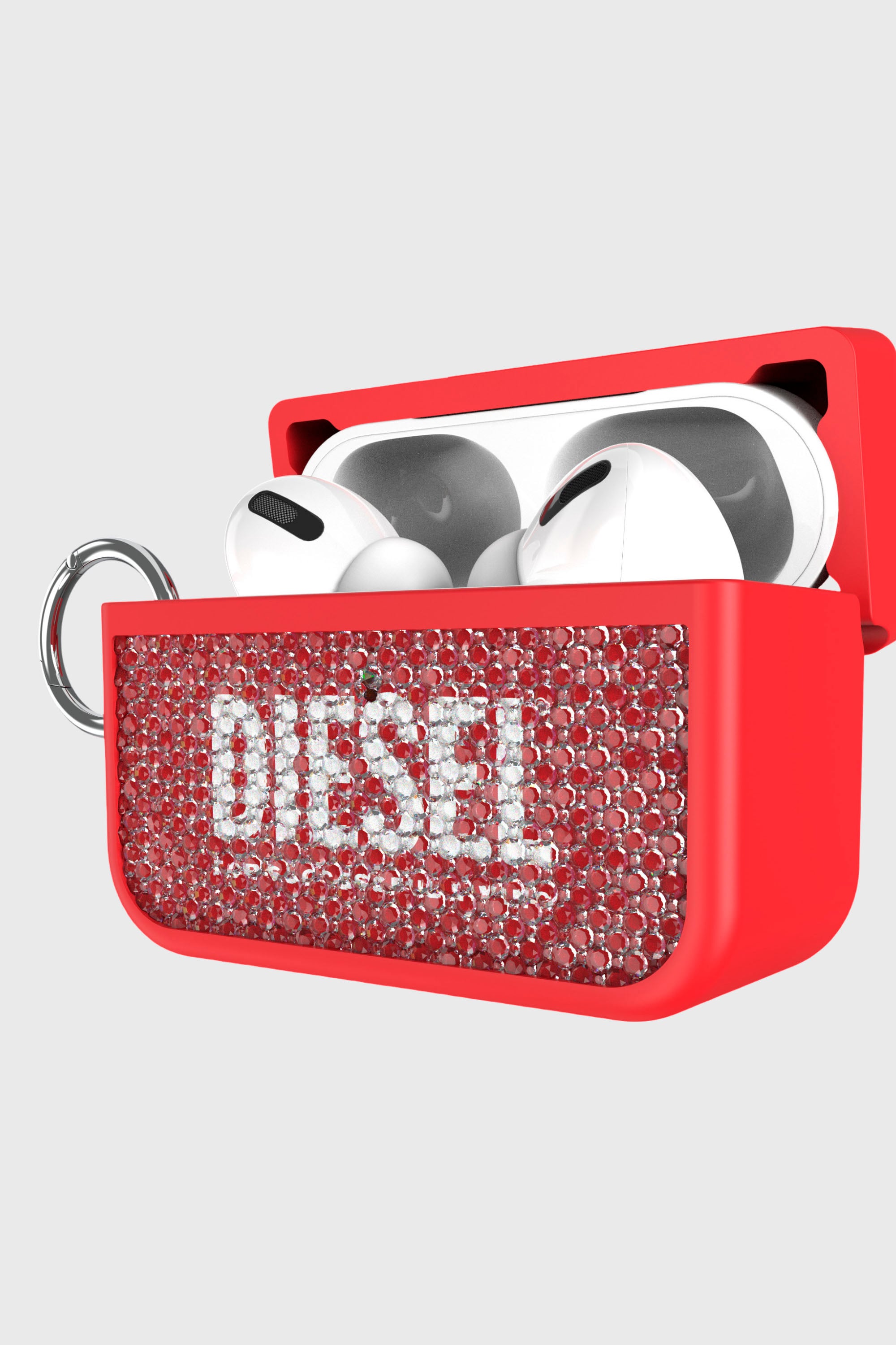Diesel - 60196 AIRPOD CASE AIRPODS CASE, Cover Swarosky per Airpods Pro / Pro 2 Unisex in Rosso - 2
