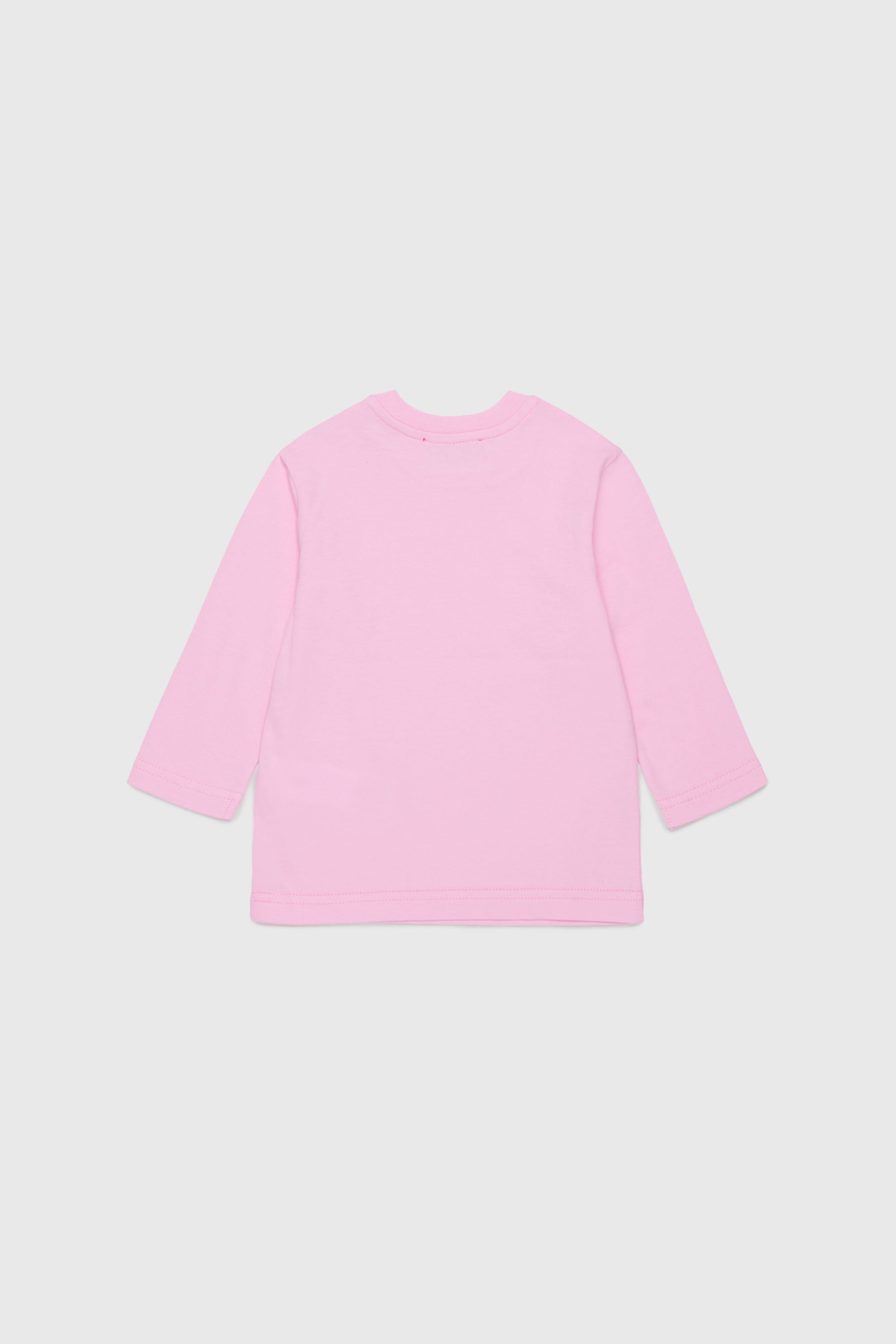 Diesel - TELMB, T-shirt in cotone con stampa logo Uomo in Rosa - 2