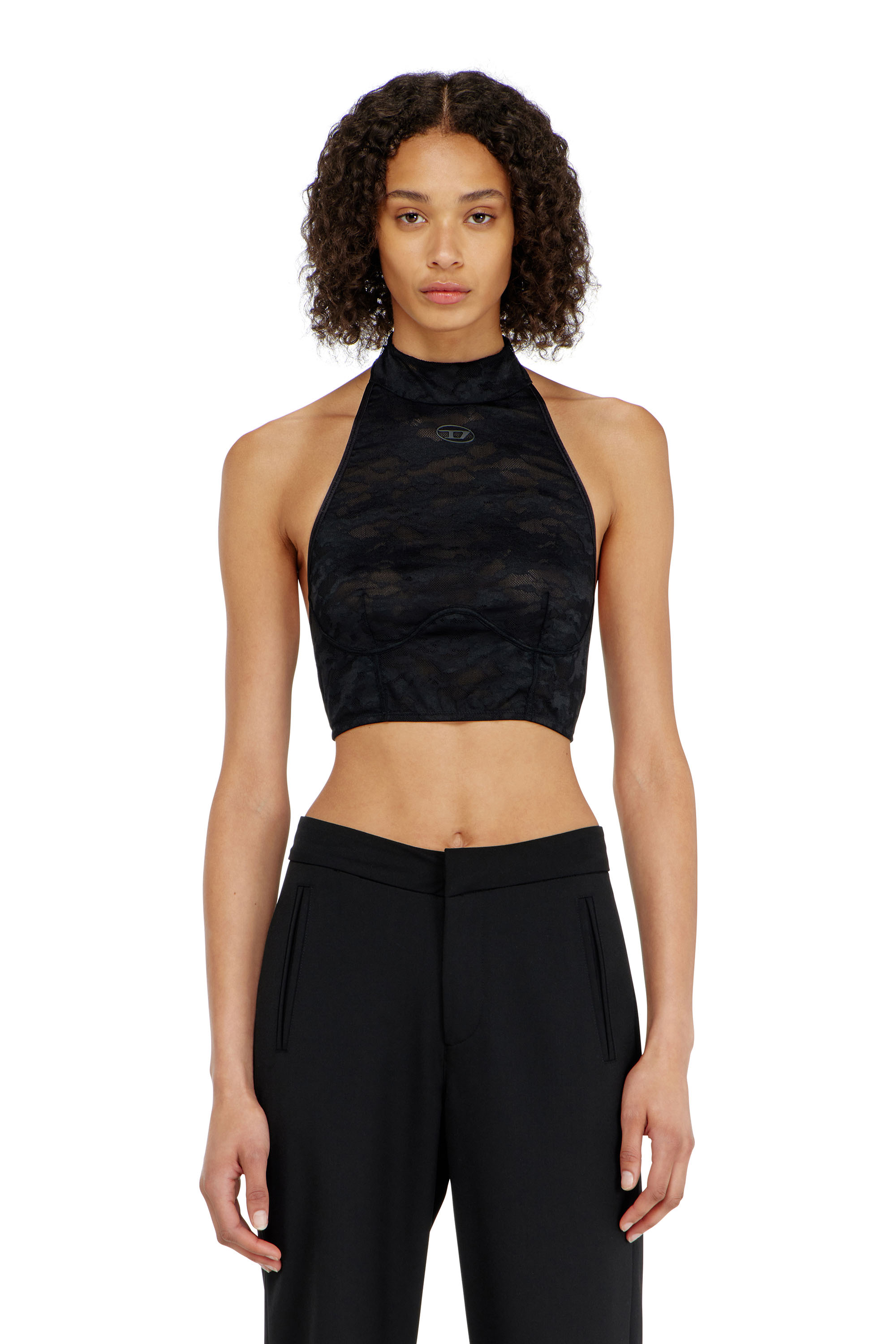 Diesel - MARCIA-UTLT, Bralette in pizzo con scollo all&rsquo;americana Donna in ToBeDefined - 2