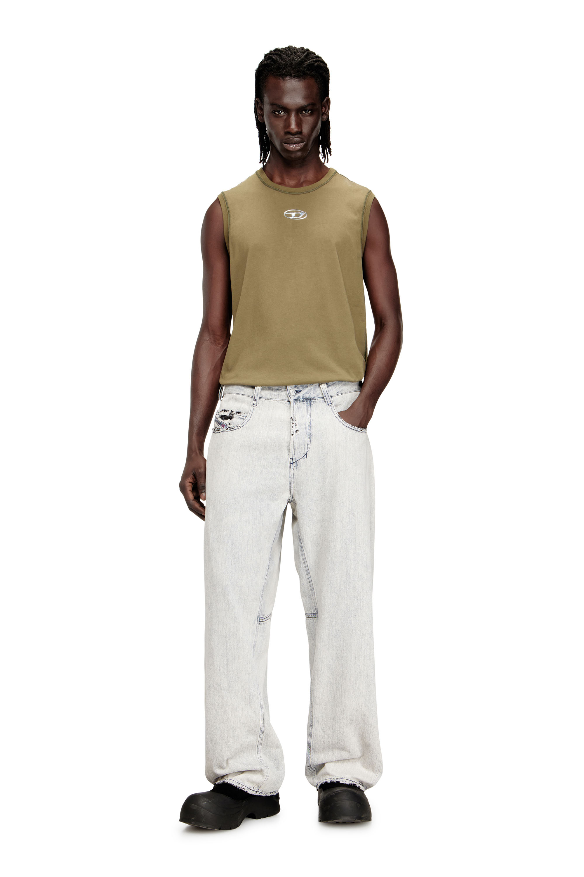 Diesel - Relaxed Jeans 1997 D-Enim-M 068UR Unisex, Blu Chiaro - Image 2