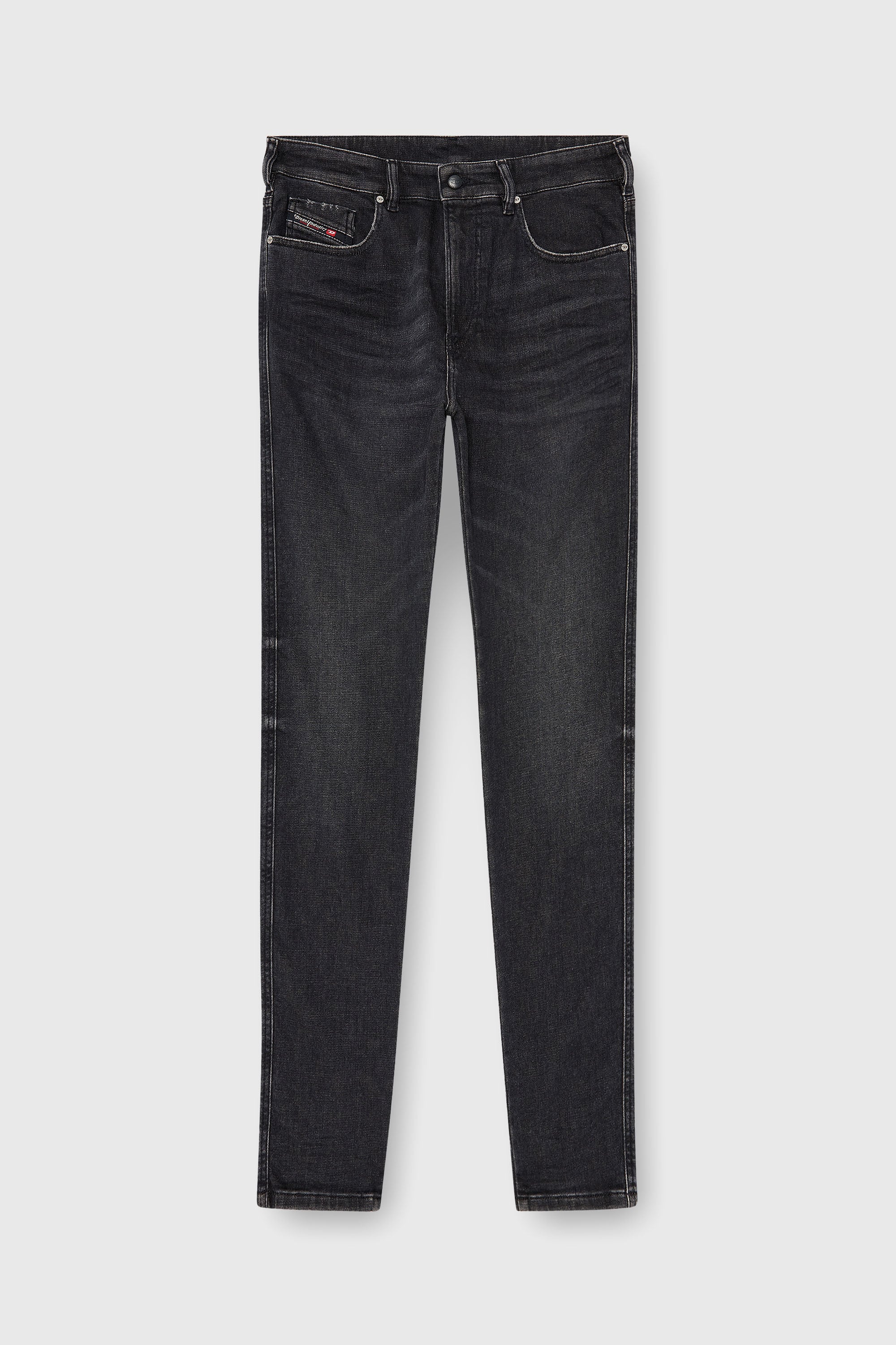 Diesel - Slim 2062 D-Strukt Joggjeans&reg; 09P92 Uomo, Nero/Grigio scuro - Image 2