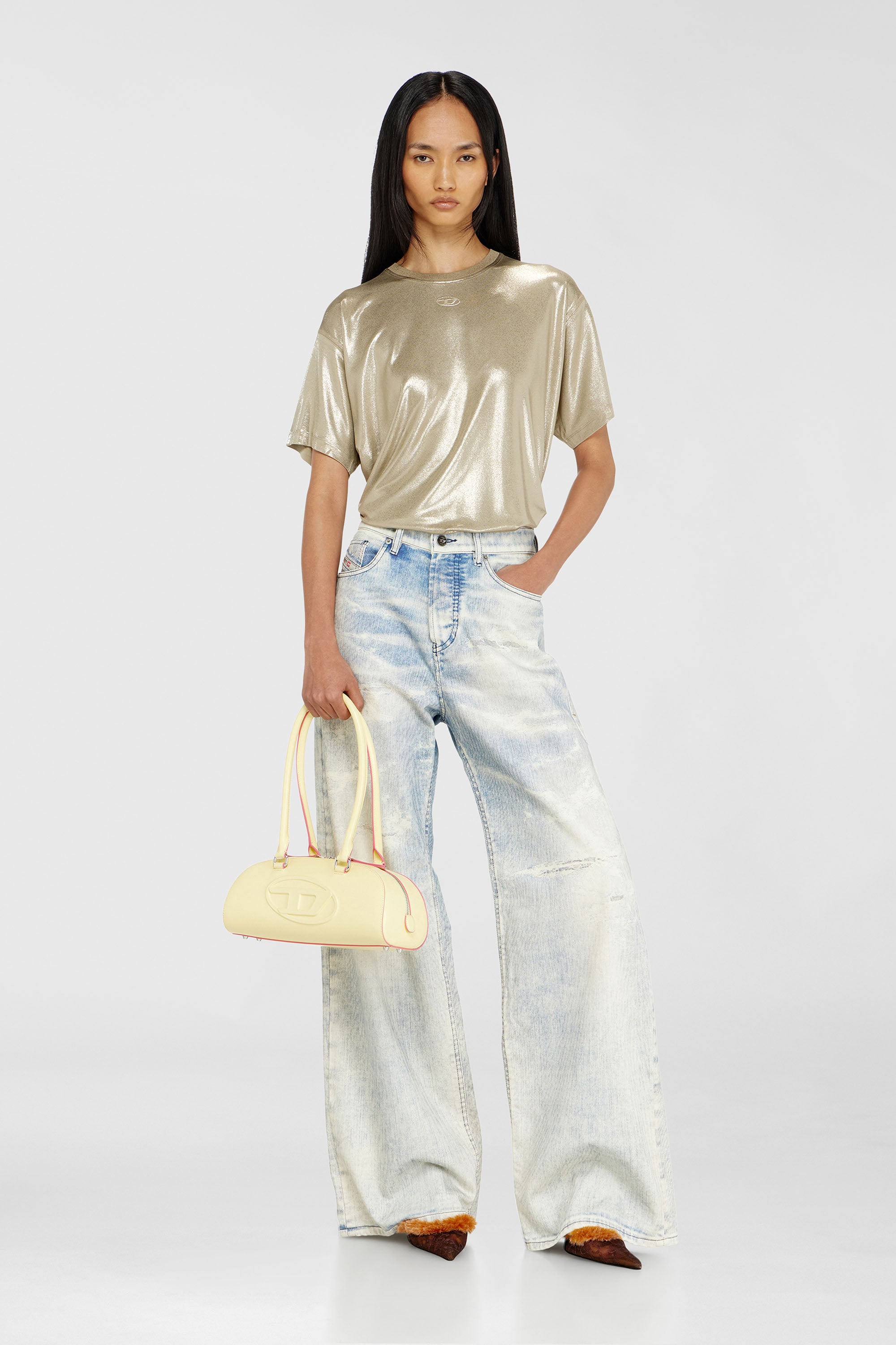 Diesel - Relaxed Jeans 1996 D-Sire 09R69 Donna, Blu Chiaro - Image 1