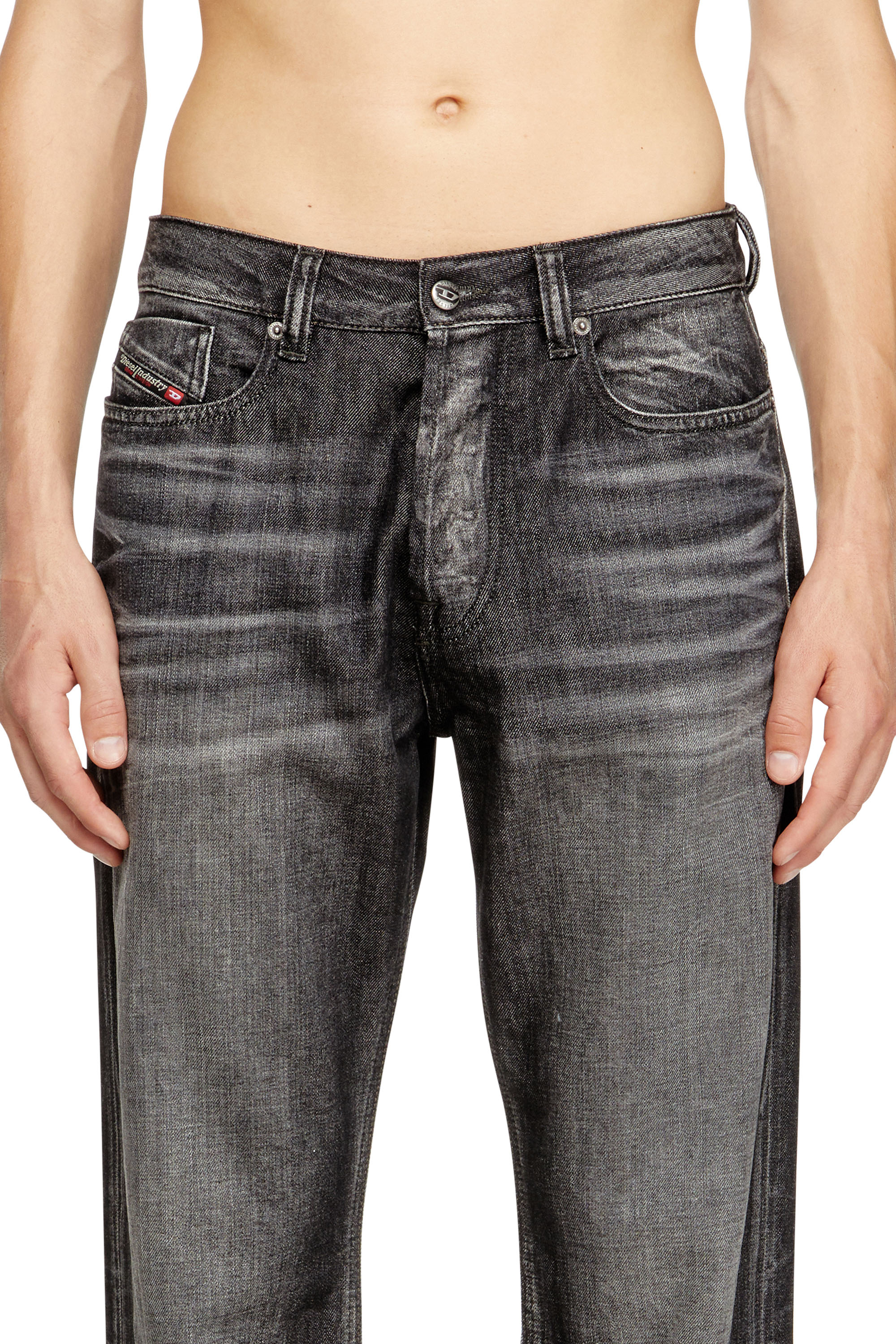 Relaxed Jeans 1980 D-Eeper 09M63, Nero/Grigio scuro Diesel - Relaxed Jeans 1980 D-Eeper 09M63 Uomo, Nero/Grigio scuro - Image 5