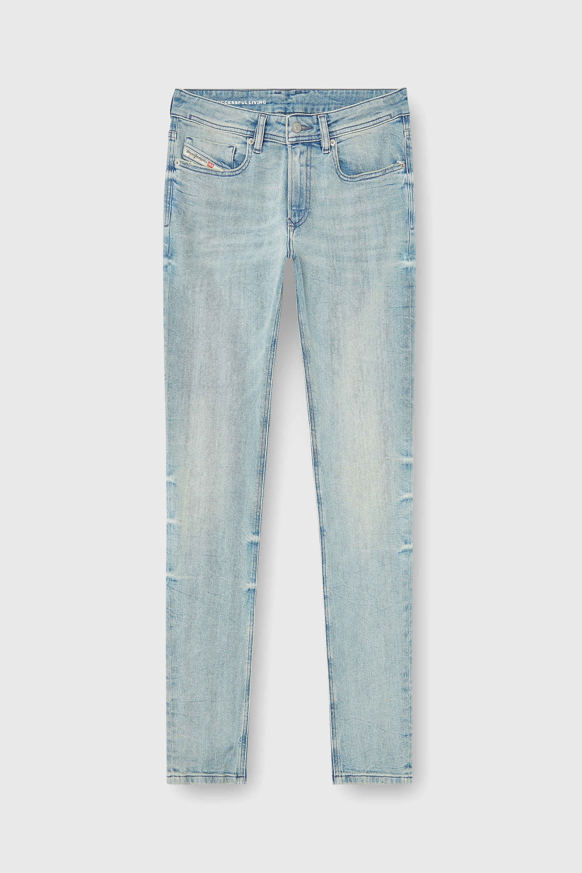 Diesel - Skinny Jeans 1979 Sleenker 0KBBF Uomo, Blu Chiaro - Image 2