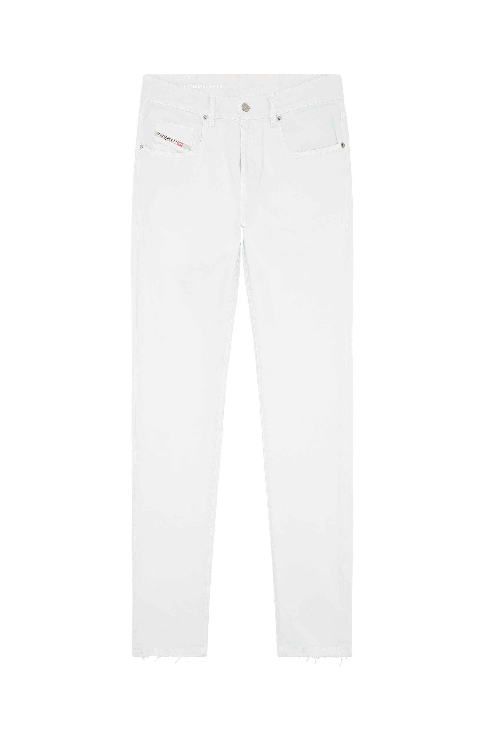 Diesel - Slim Jeans 2019 D-Strukt 09F26, Bianco - Image 5