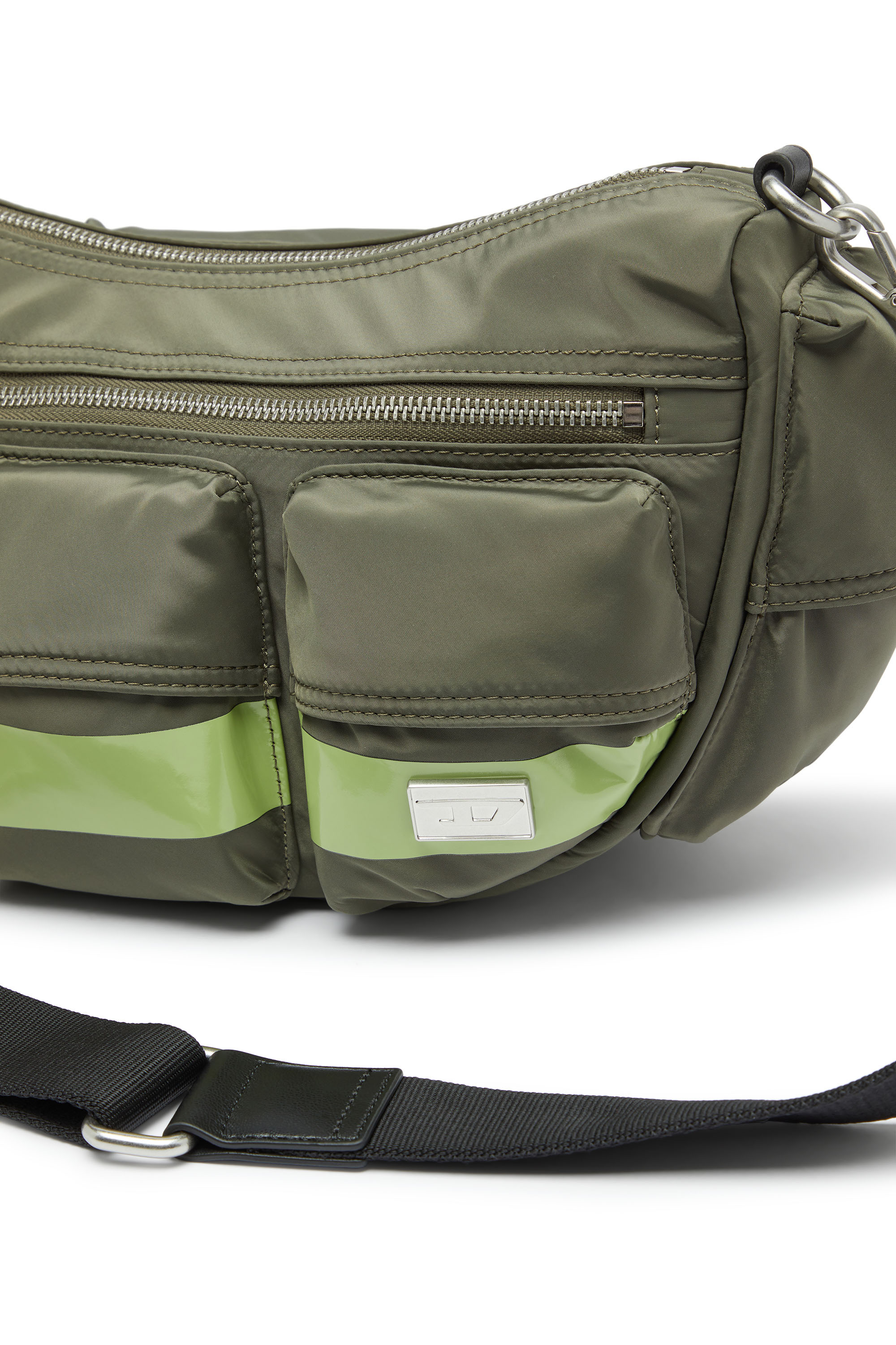 Diesel - MULTI-PKTS SHOULDER BAG X, Multi-Pkts - Borsa a spalla con design color block Unisex in Multicolor - 5