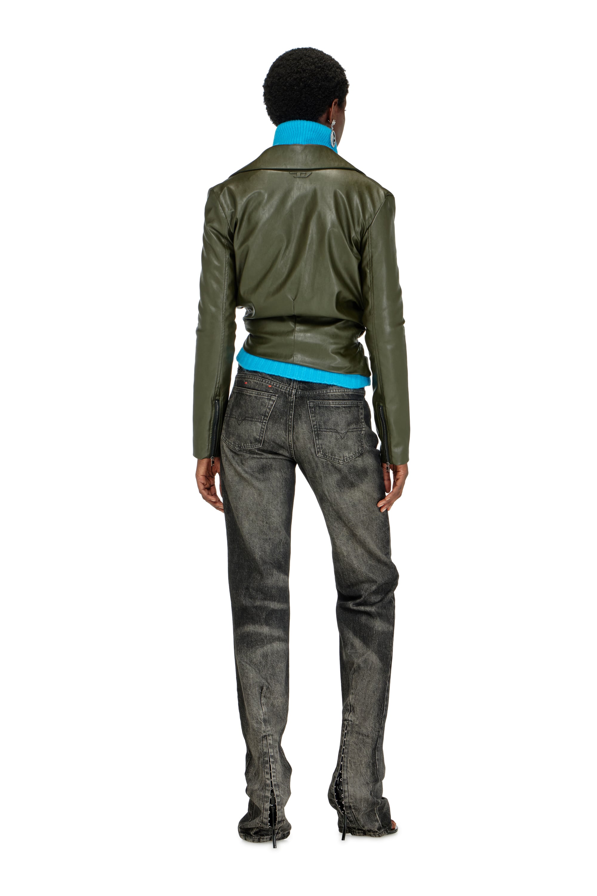 Diesel - Regular Jeans D-Heel 09R33 Donna, Nero/Grigio scuro - Image 3