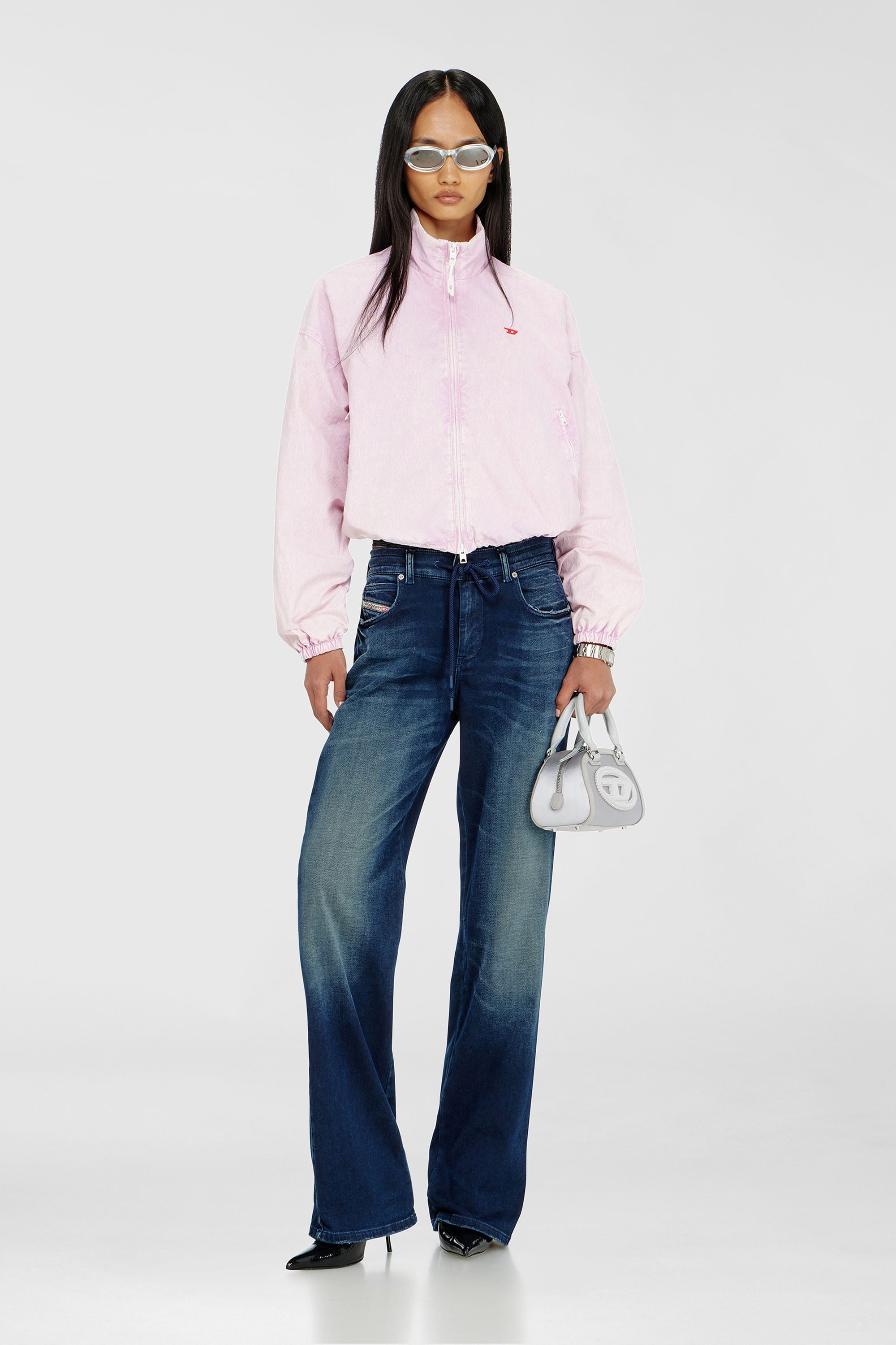 Diesel - Regular 2071 D-Meel Joggjeans&reg; 09P93 Donna, Blu Scuro - Image 1