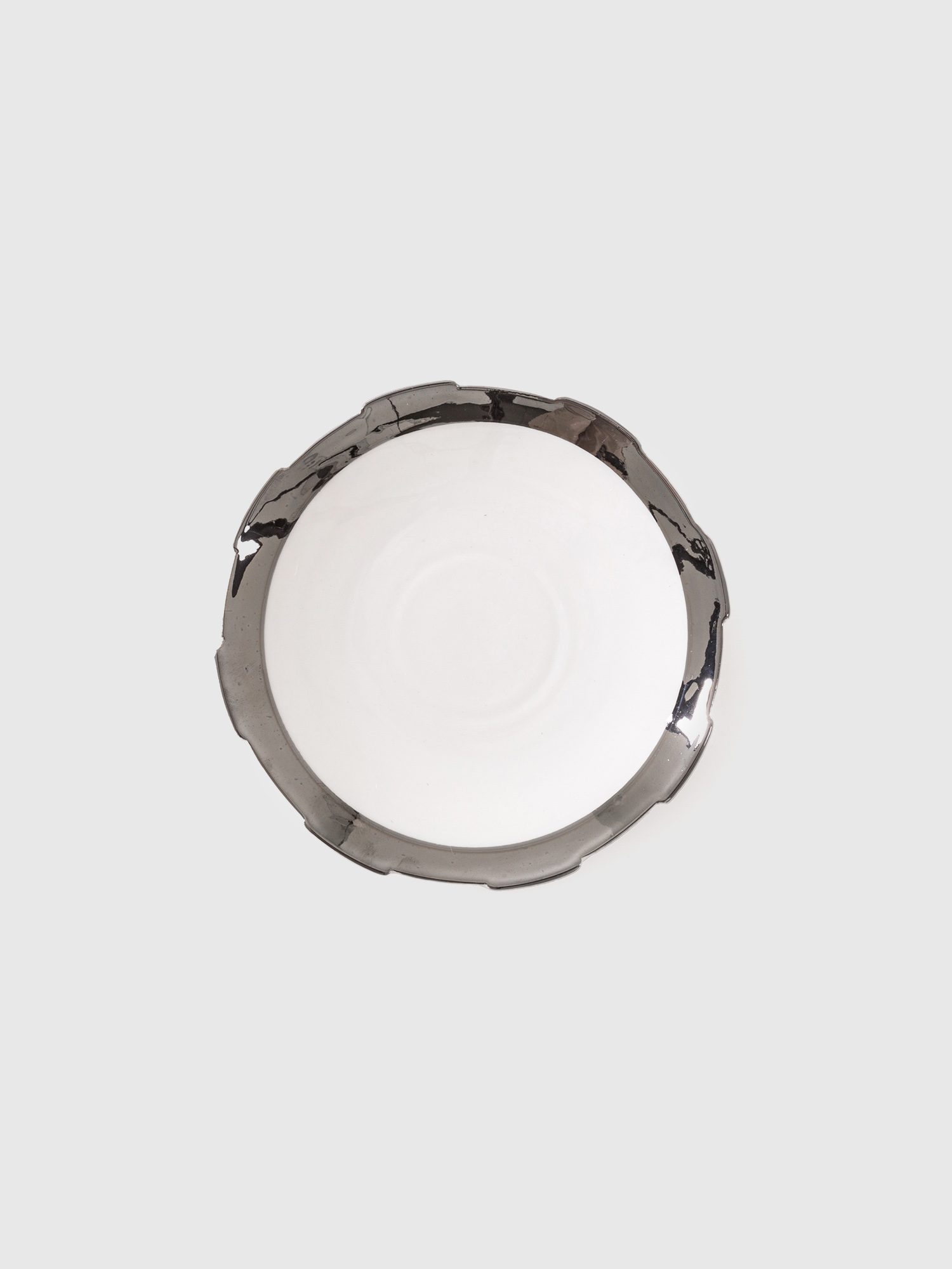 Diesel - 10987SIL MACHINE, Piatto da dessert in porcellana Unisex in Bianco - 1