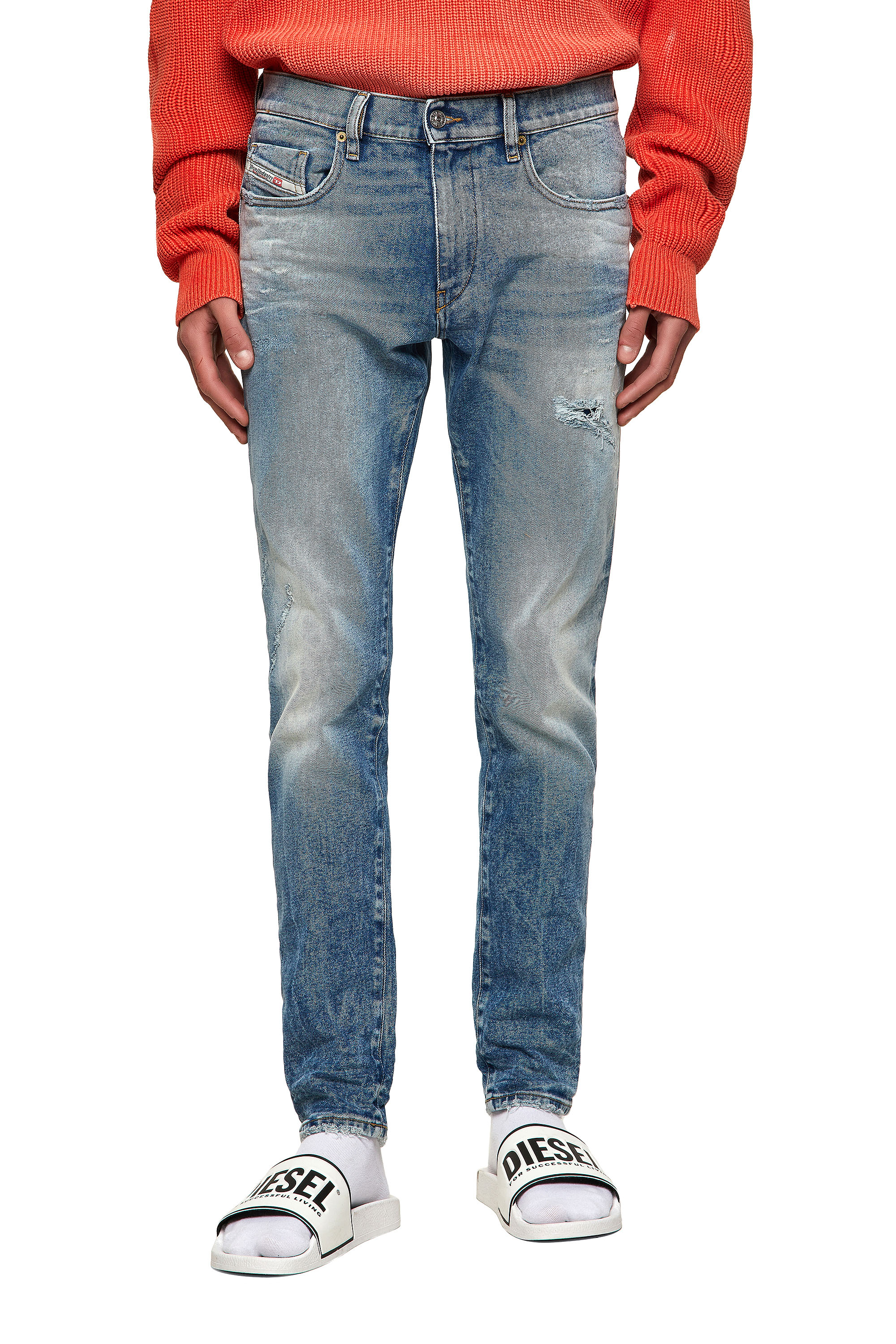 D-Strukt 009MW, Blu medio - Jeans