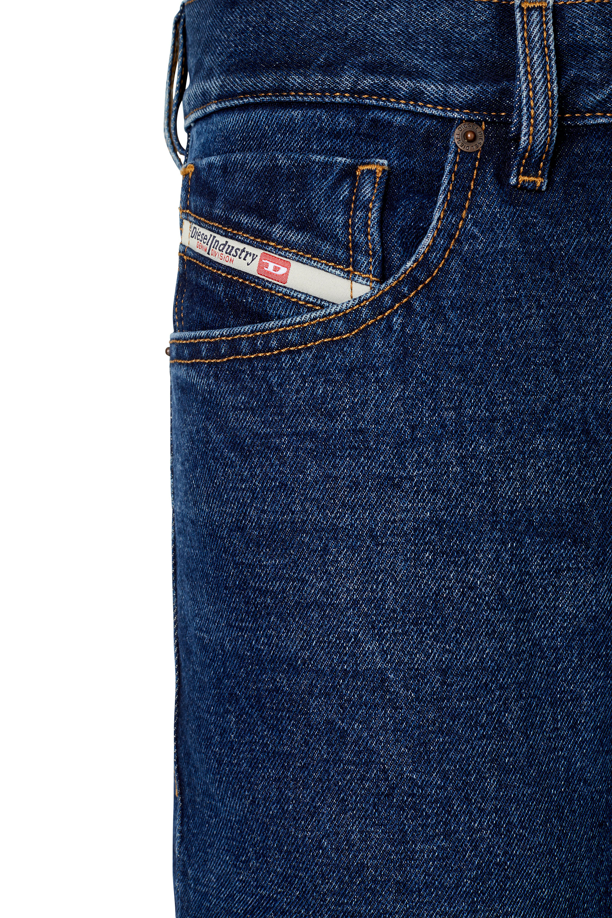 Diesel - 1995 007E6 Straight Jeans, Blu Scuro - Image 4
