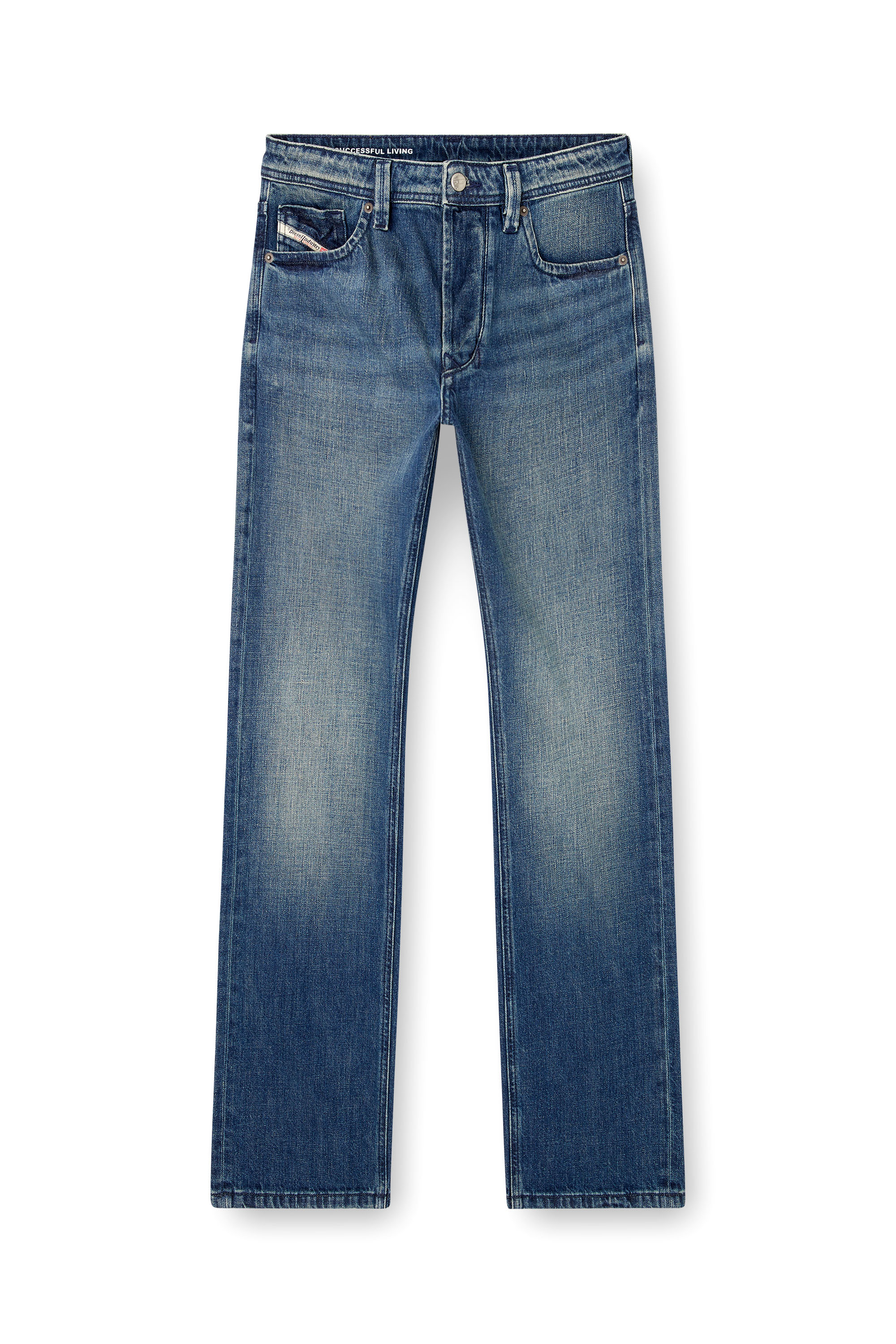 Regular Jeans 1985 Larkee 0DBDS, Blu Scuro Diesel - Regular Jeans 1985 Larkee 0DBDS Uomo, Blu Scuro - Image 2