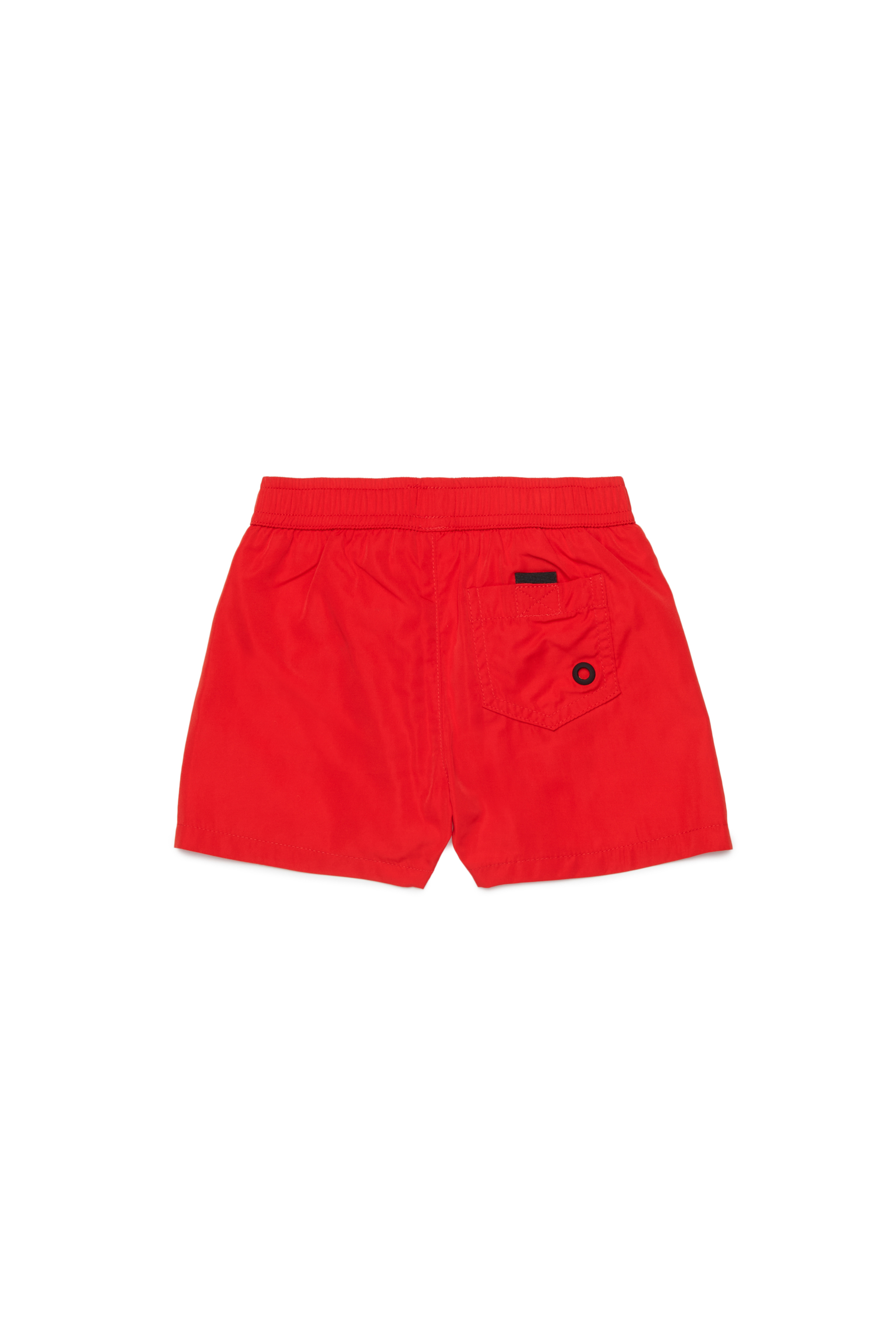 Diesel - MISITB, Shorts da nuoto con maxi stampa Biscotto Uomo in Rosso - 2