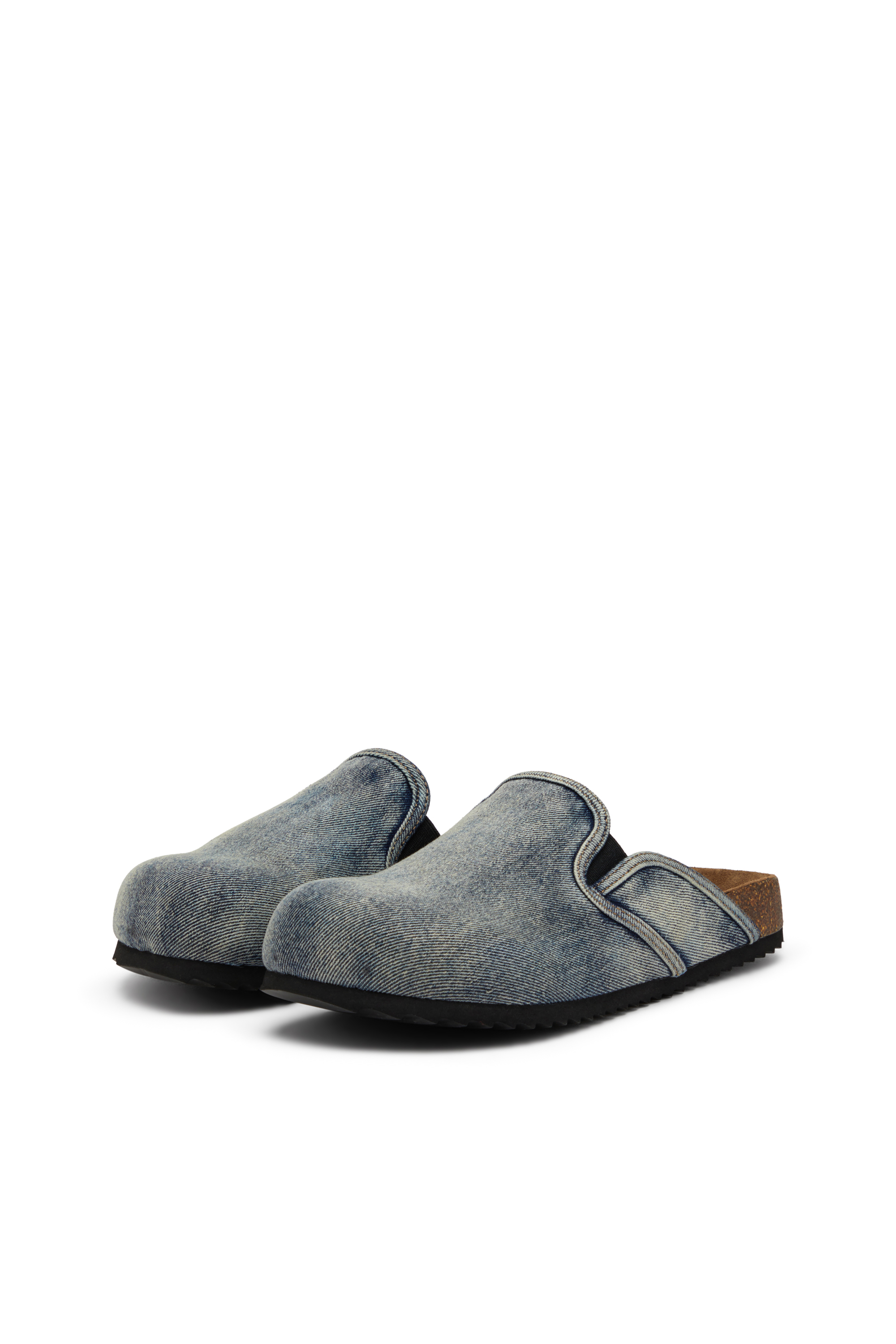 Diesel - D-WOODSTOCK SLIP-ON, Mule in denim Uomo in Blu - 8