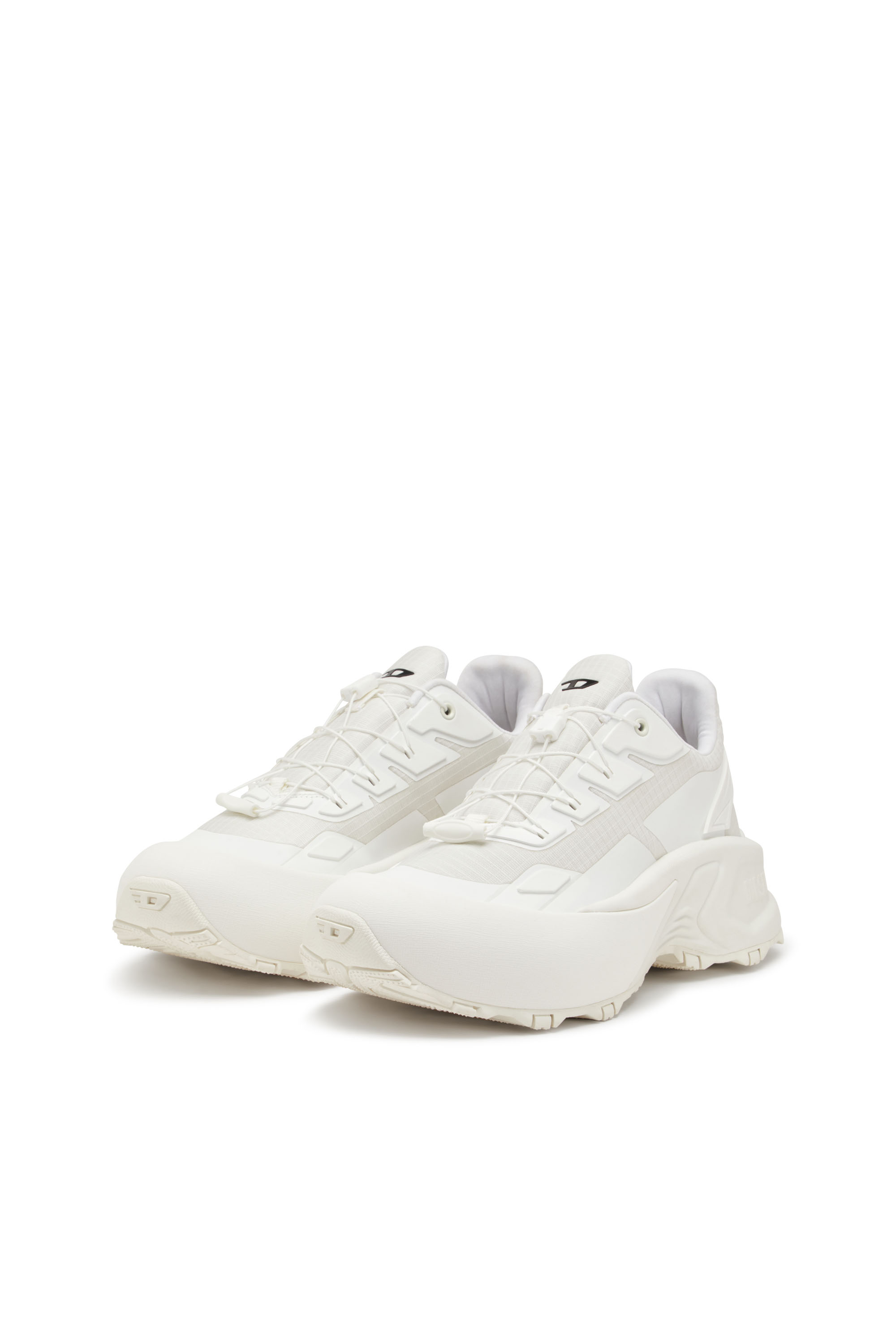 Diesel - D-CAGE RUNNER, D-Cage Runner-Sneaker in ripstop e TPU Uomo in Bianco - 9