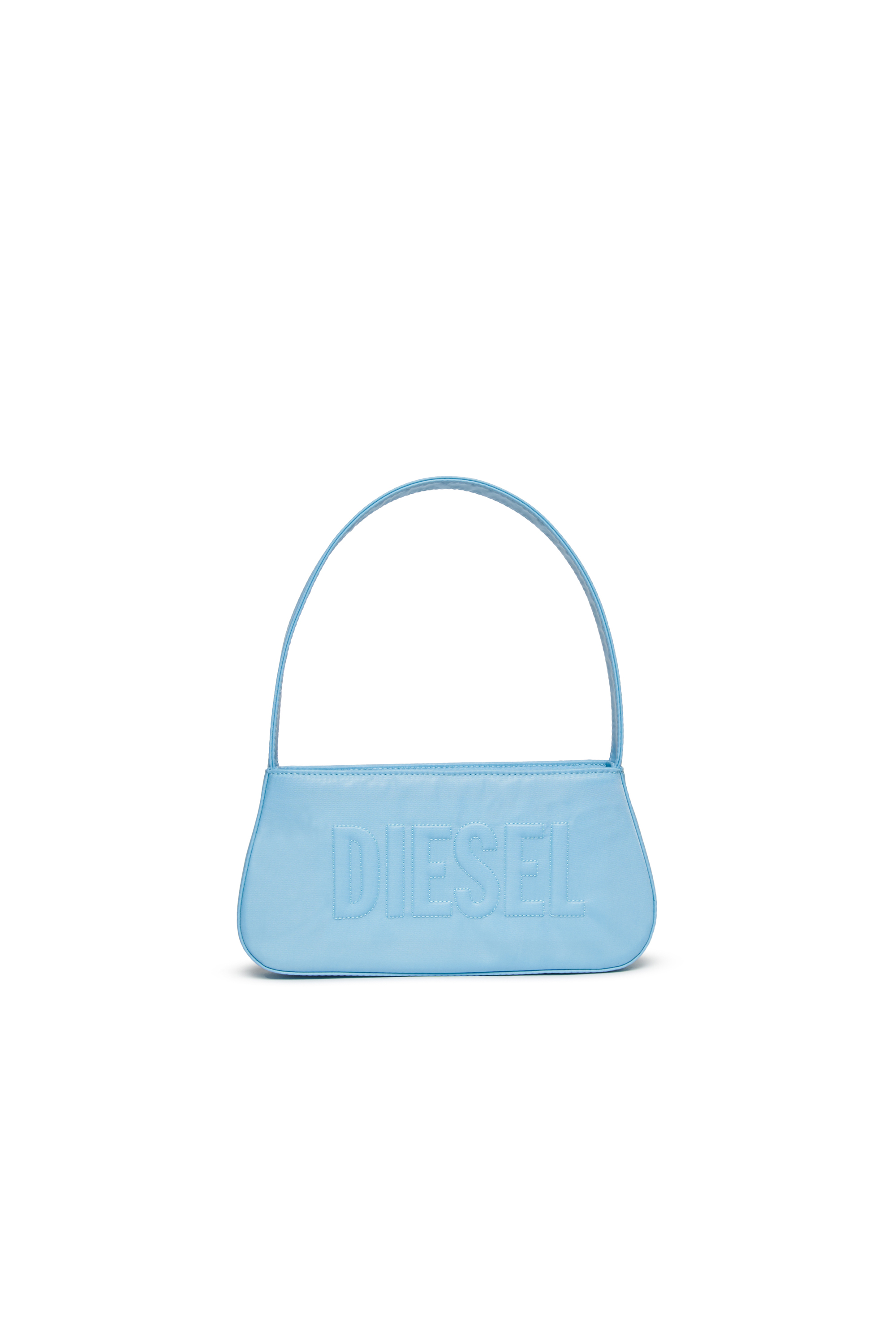 Diesel - WDELIA, WDELIA Borsa in nylon con logo ricamato Donna in Blu - 1
