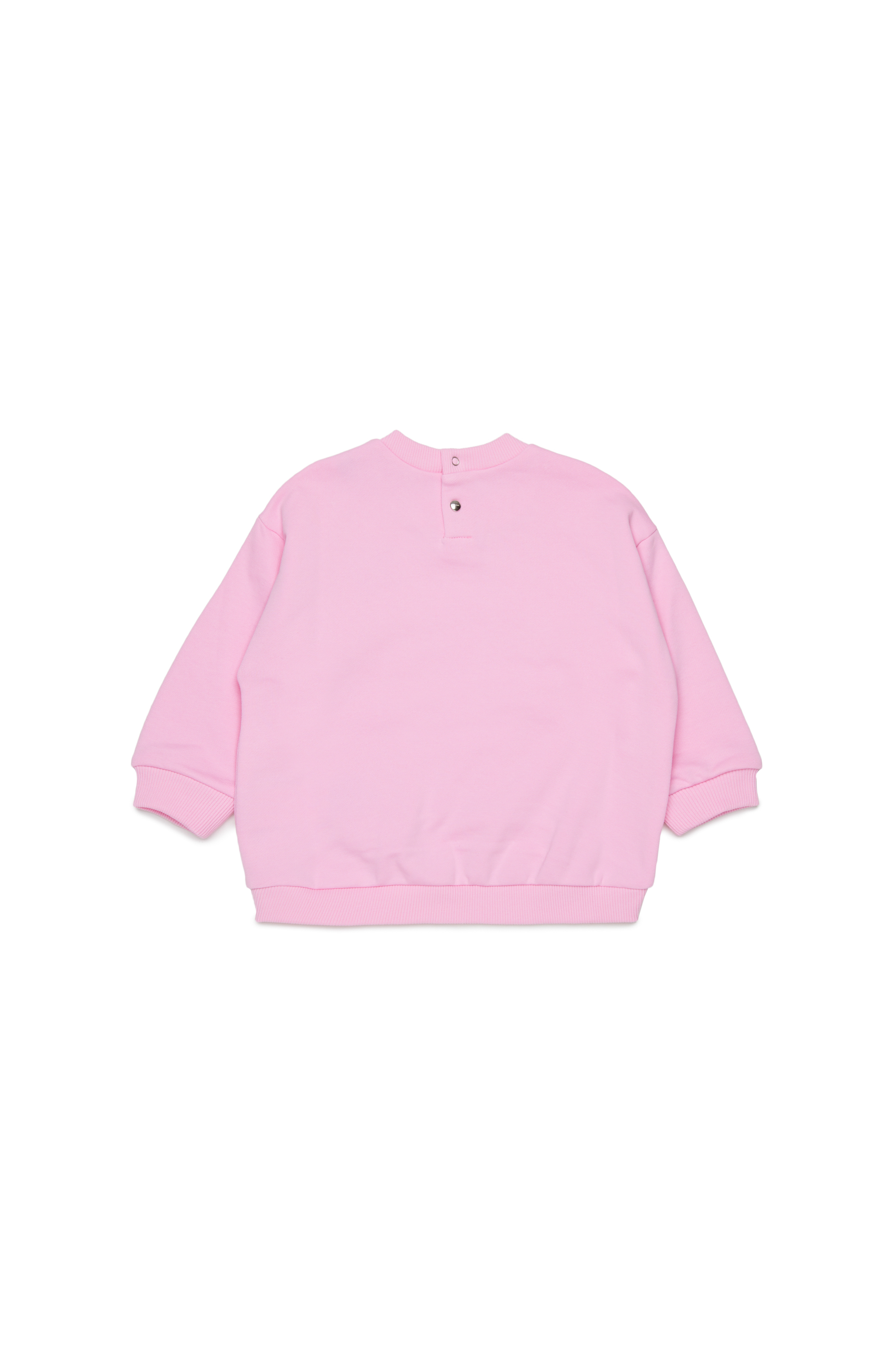 Diesel - SROSEB, Felpa in cotone con stampa rose Donna in Rosa - 2