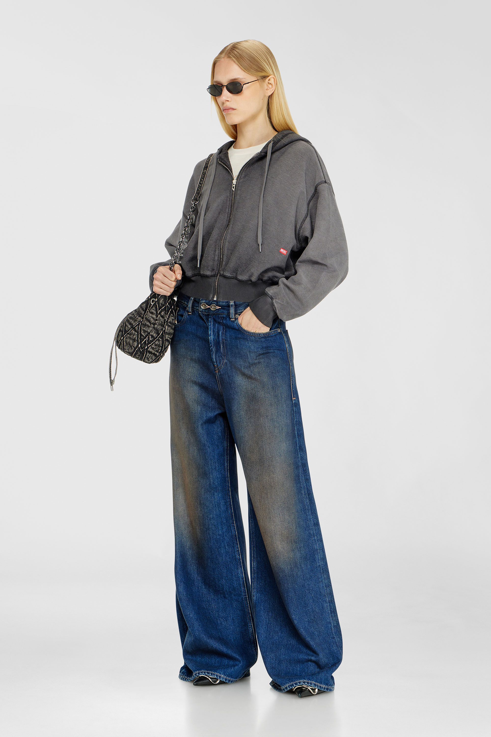 Diesel - Relaxed Jeans 1996 D-Sire 09P47 Donna, Blu Scuro - Image 1