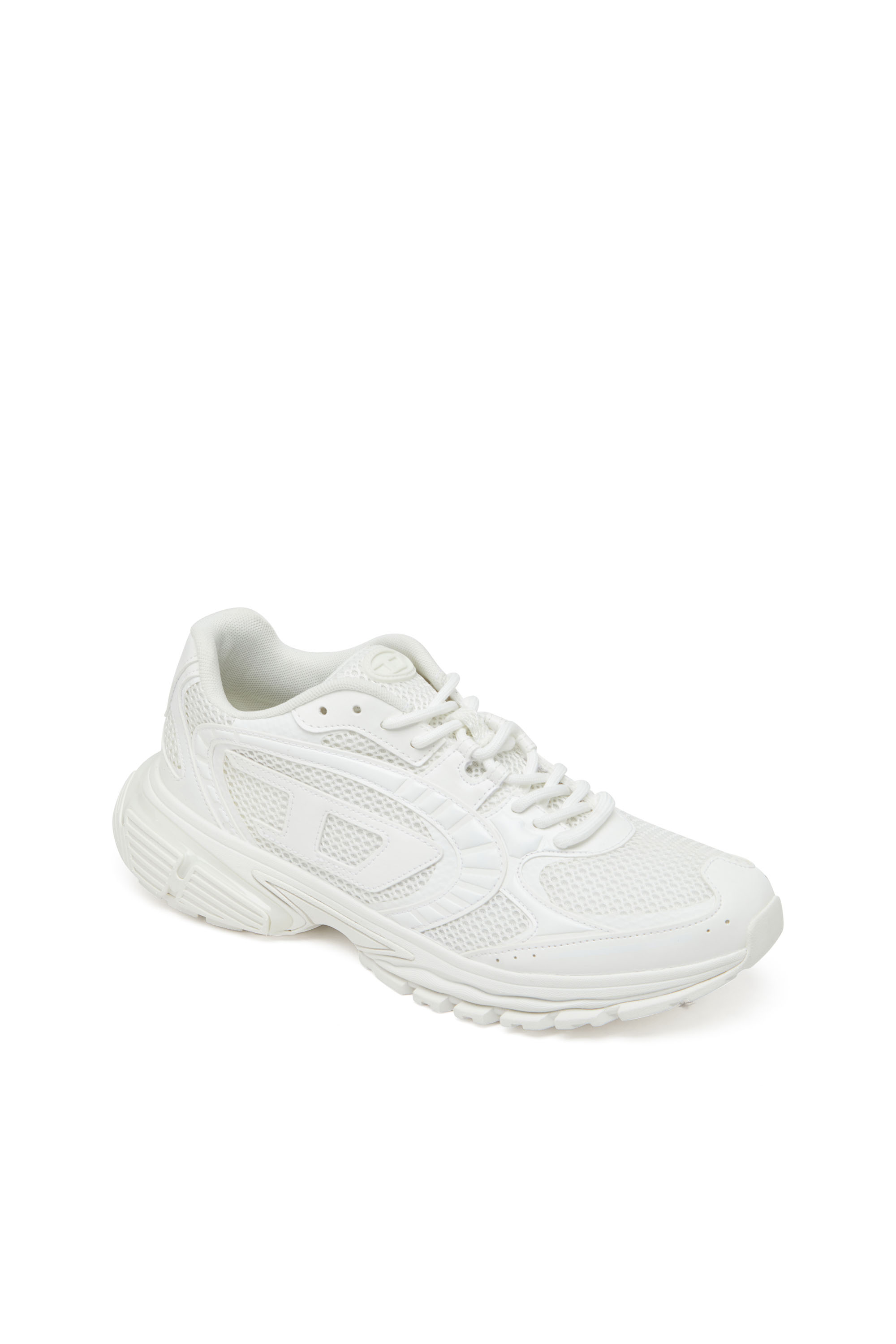 Diesel - S-PRO-V-DENSE LOW, Sneaker in rete con logo Oval D Uomo in Bianco - 6