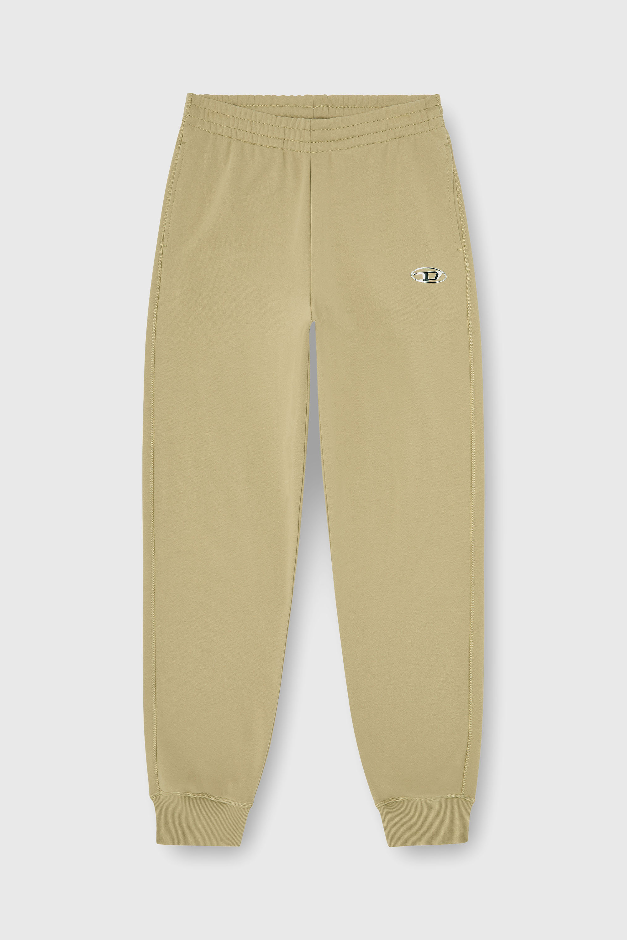 Diesel - P-MARKY-IOD, Pantaloni in cotone con Oval D metallico Uomo in Beige - 2