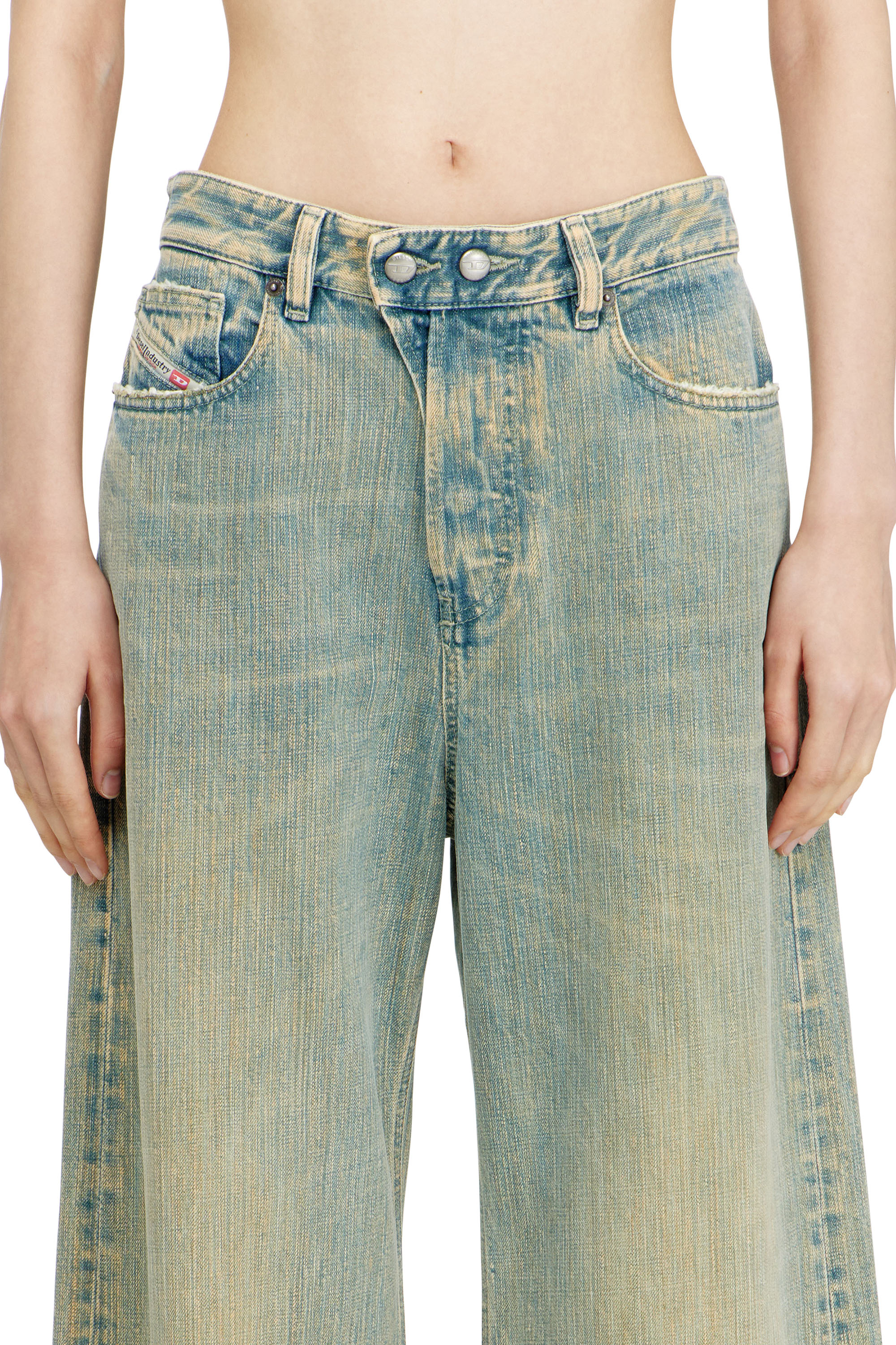 Diesel - Relaxed Jeans 1996 D-Sire 007CY Donna, Blu medio - Image 4