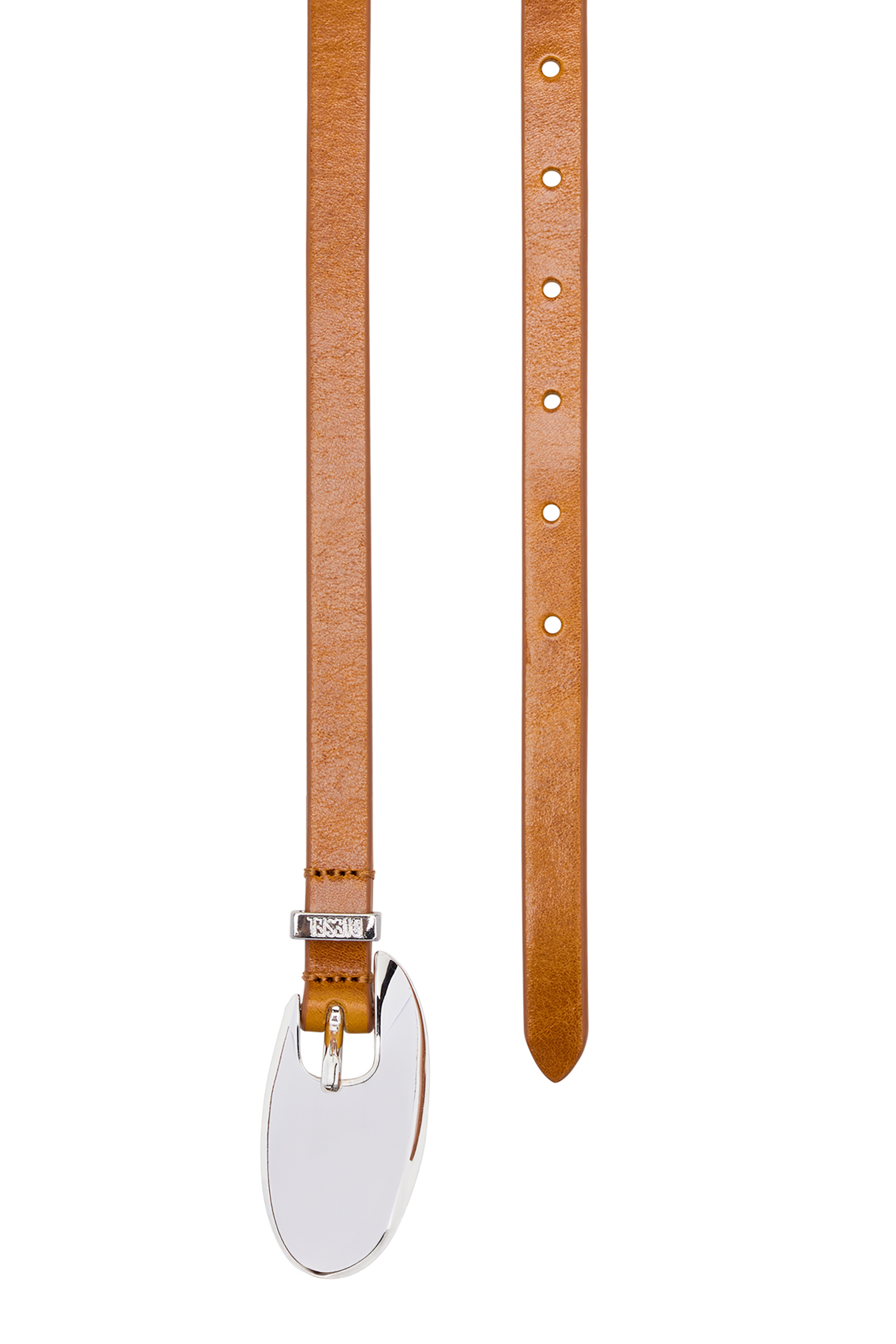 Diesel - B-ROP 15, Cintura 1,5 cm in pelle con fibbia scultura Donna in Marrone - 3