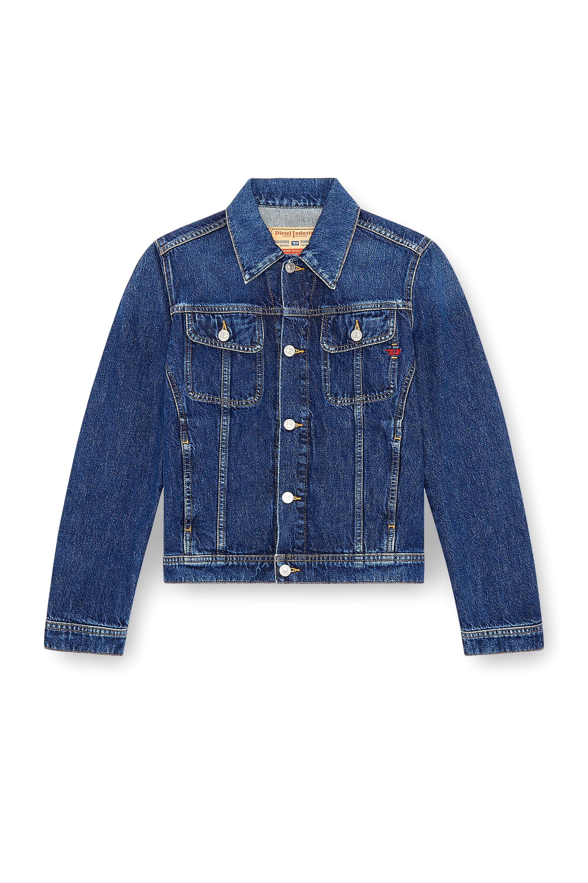 Diesel - DE-BONNY, Giacca trucker in denim Donna in Blu - 3