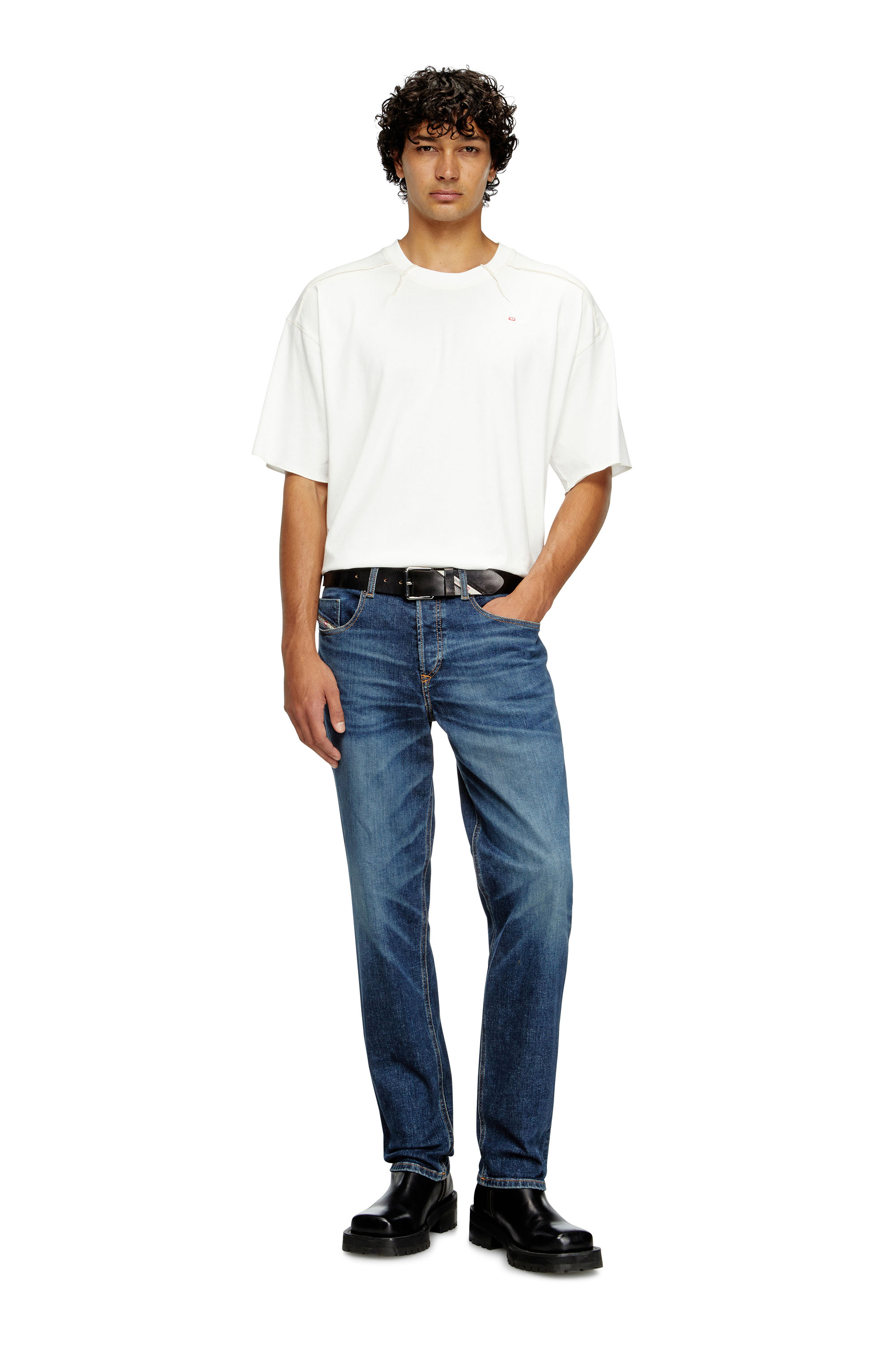 Diesel - Regular Jeans 2023 D-Finitive 09J47 Uomo, Blu Scuro - Image 1