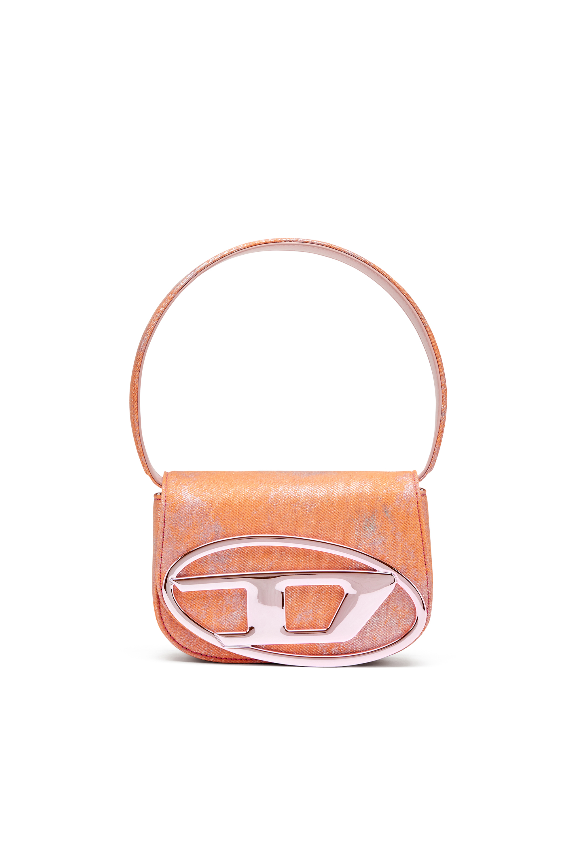 Diesel - 1DR, Iconica borsa a spalla in denim pop-colour Donna in Rosa - 1