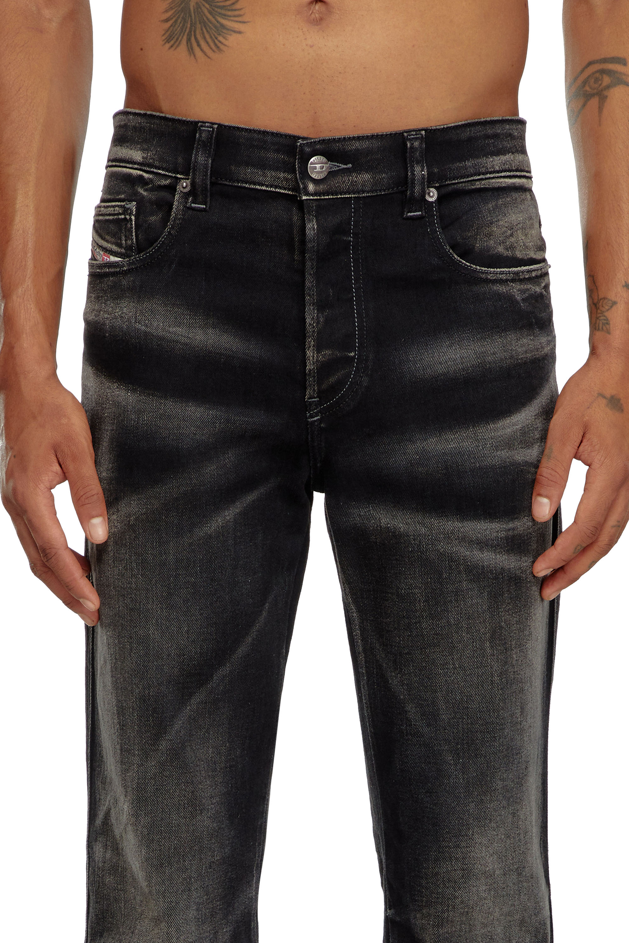 Diesel - Uomo Bootcut Jeans 1998 D-Buck 09J53, Nero/Grigio scuro - Image 4