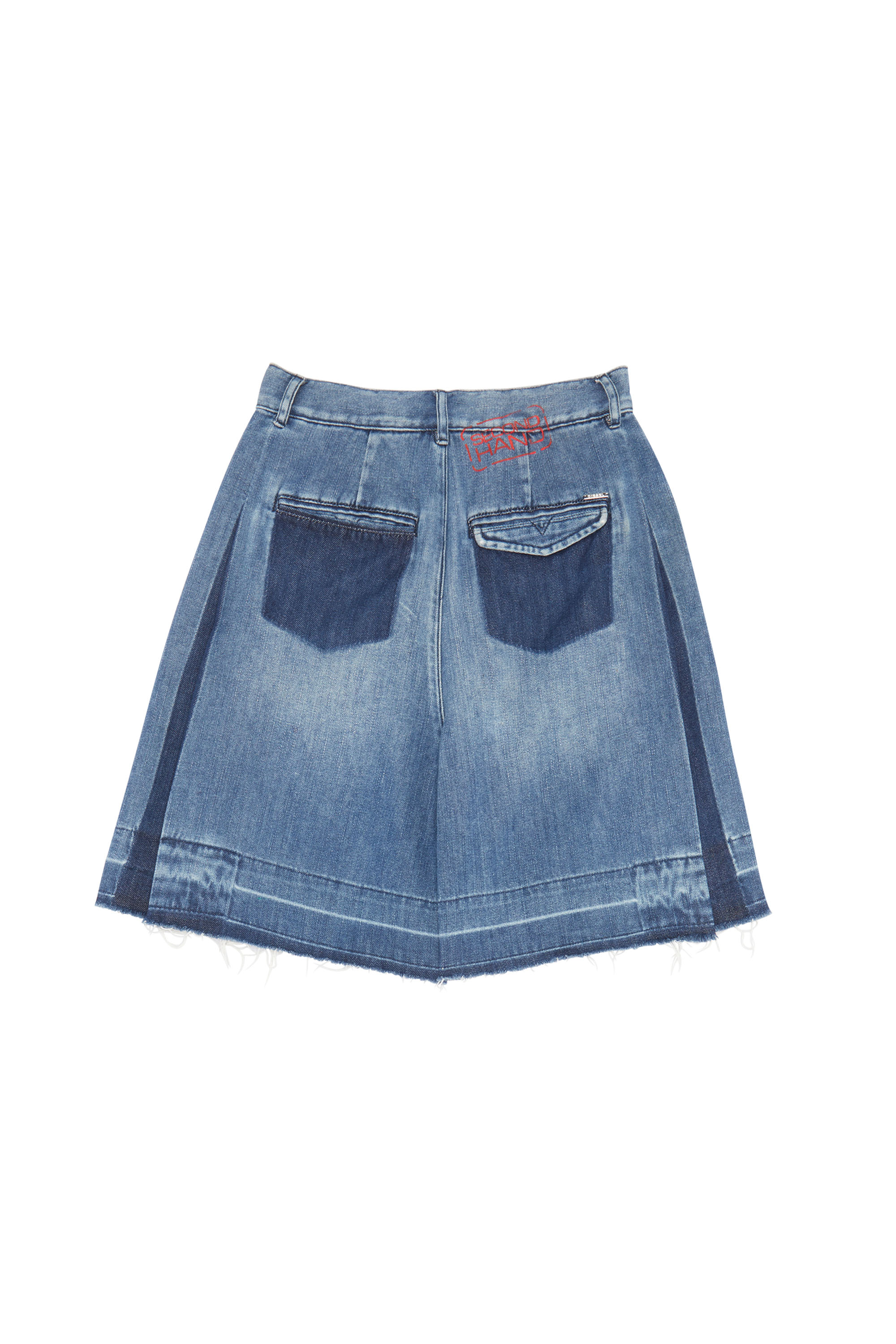 Diesel - SH DENIM PANT Donna, Blu medio - Image 2