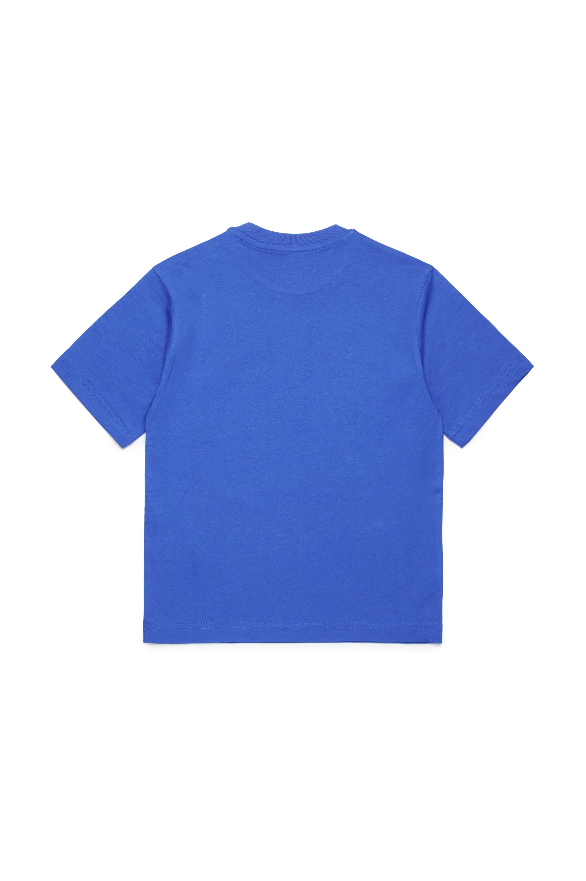 Diesel - MTFIND OVER, T-shirt con logo Biscotto Uomo in Blu - 2