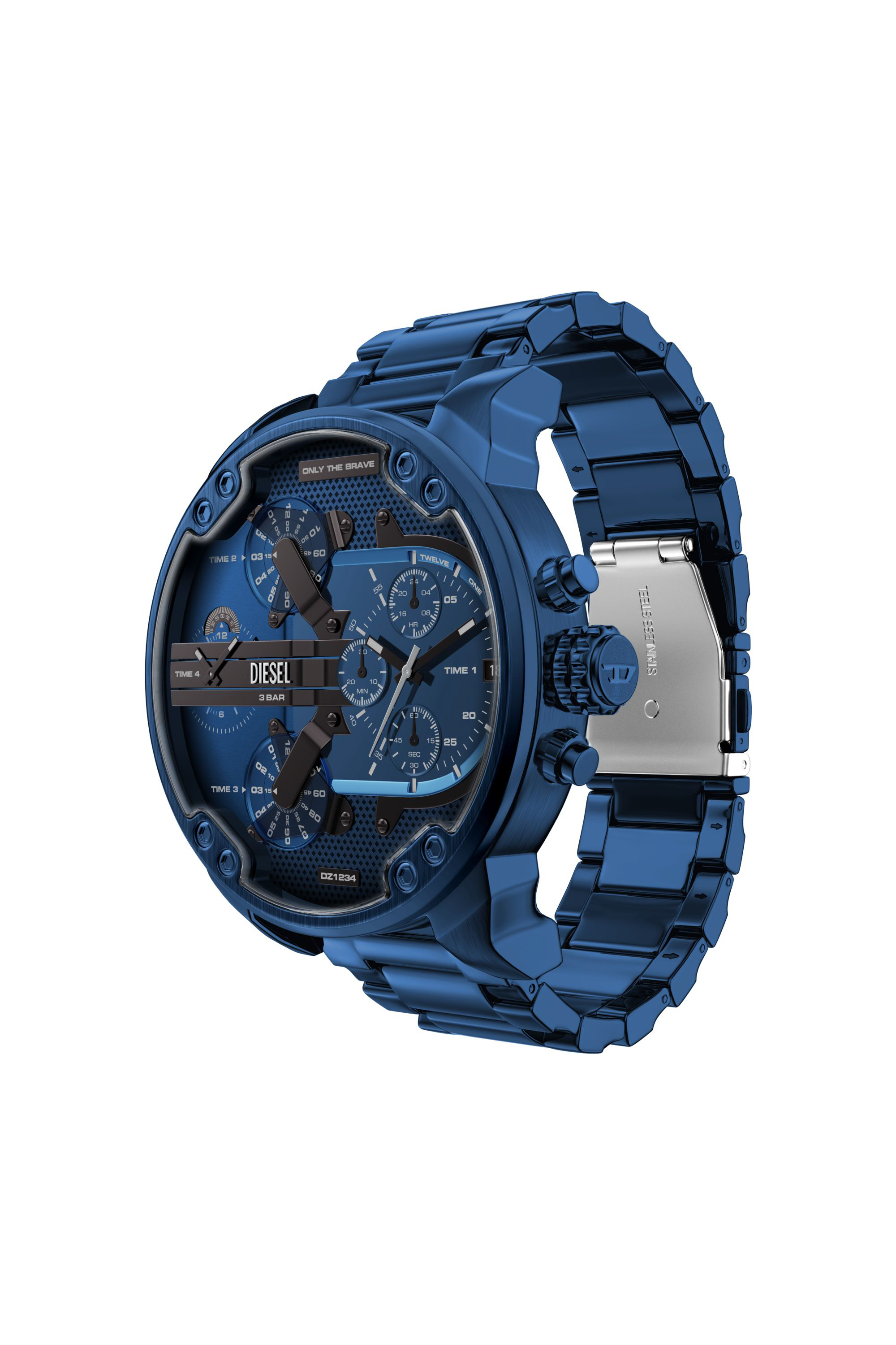 Diesel - DZ7496 WATCH, Orologio Mr. Daddy 2.0 in acciaio inox blu Uomo in Blu - 2