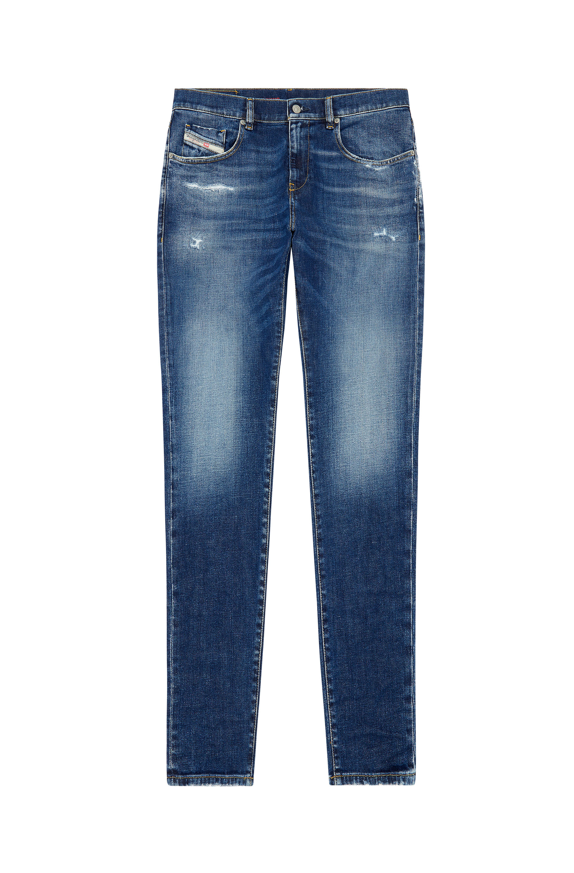 Diesel - Slim Jeans 2019 D-Strukt E9B90, Blu Chiaro - Image 5