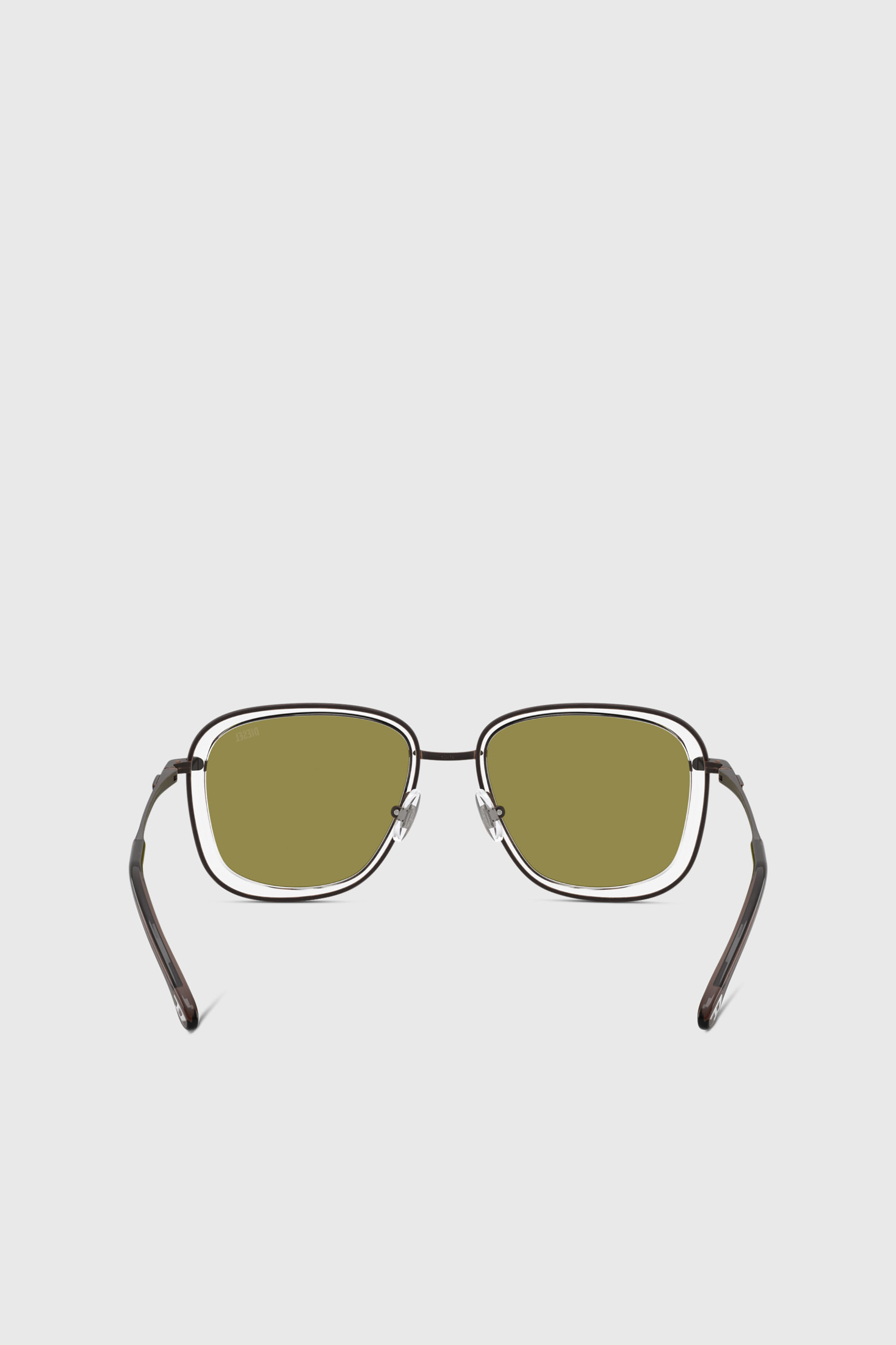 Diesel - 0DL1017, Occhiali da sole quadrati Unisex in Verde - 3