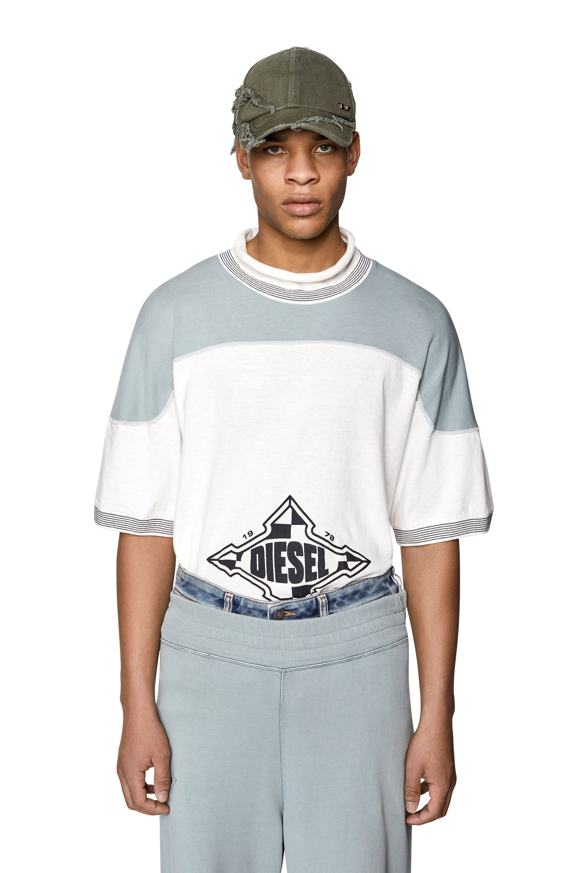 Diesel - T-OLLAR, Bianco - Image 1