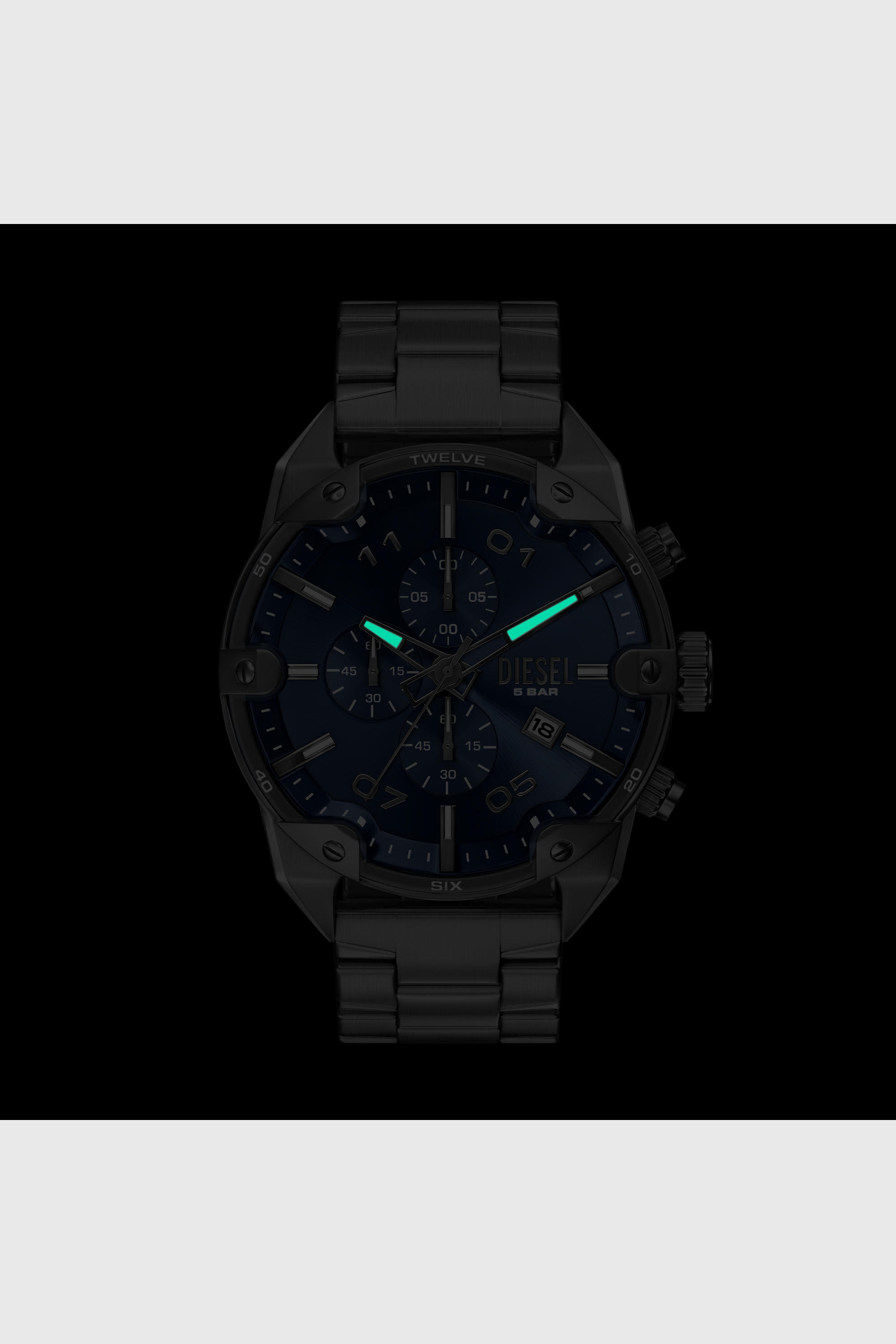 Diesel - DZ4724 WATCH, Orologio Spiked in acciaio inox Uomo in Grigio - 6