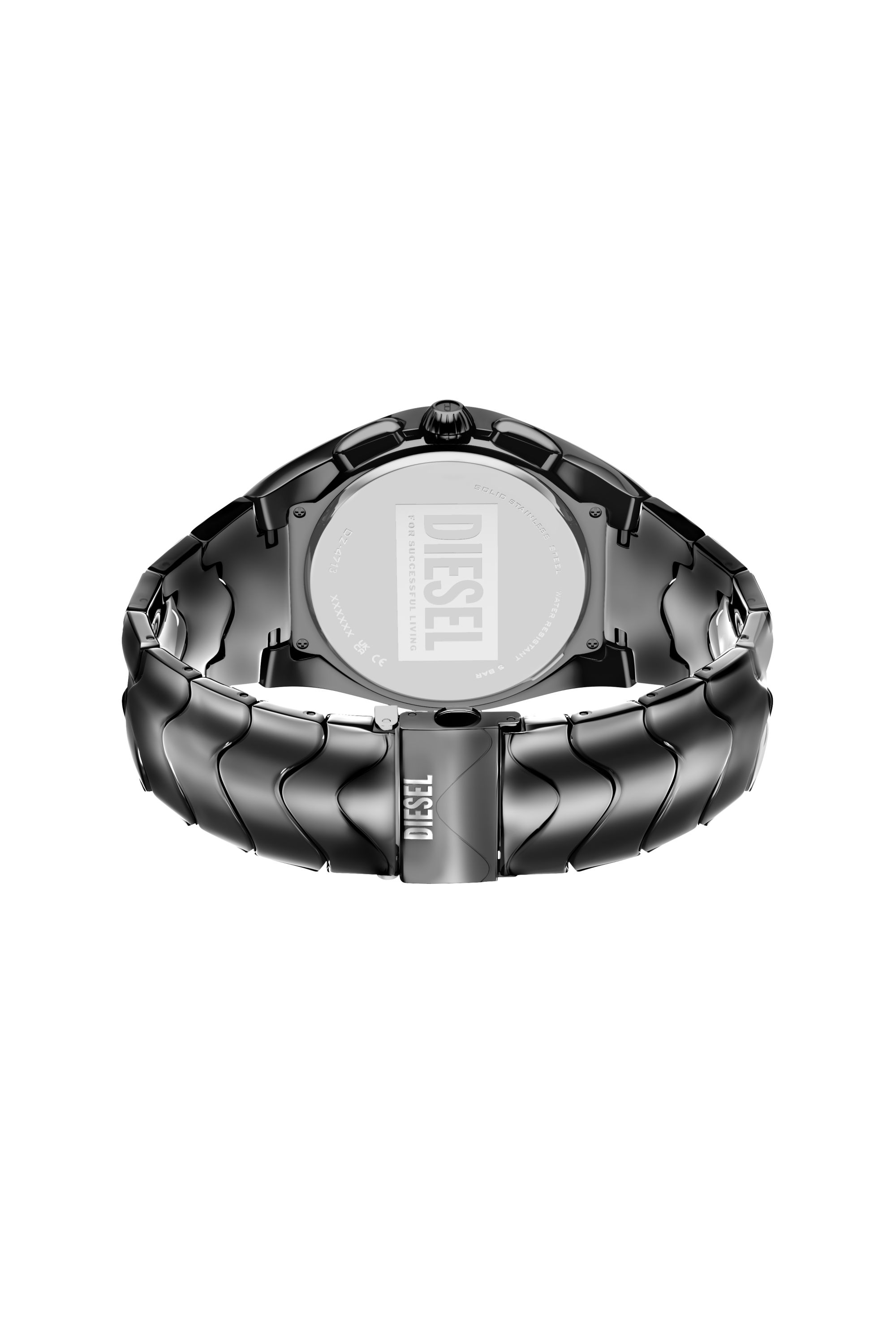 Diesel - DZ4713 WATCH, Orologio Mercurial in acciaio inox gunmetal Uomo in Nero - 4