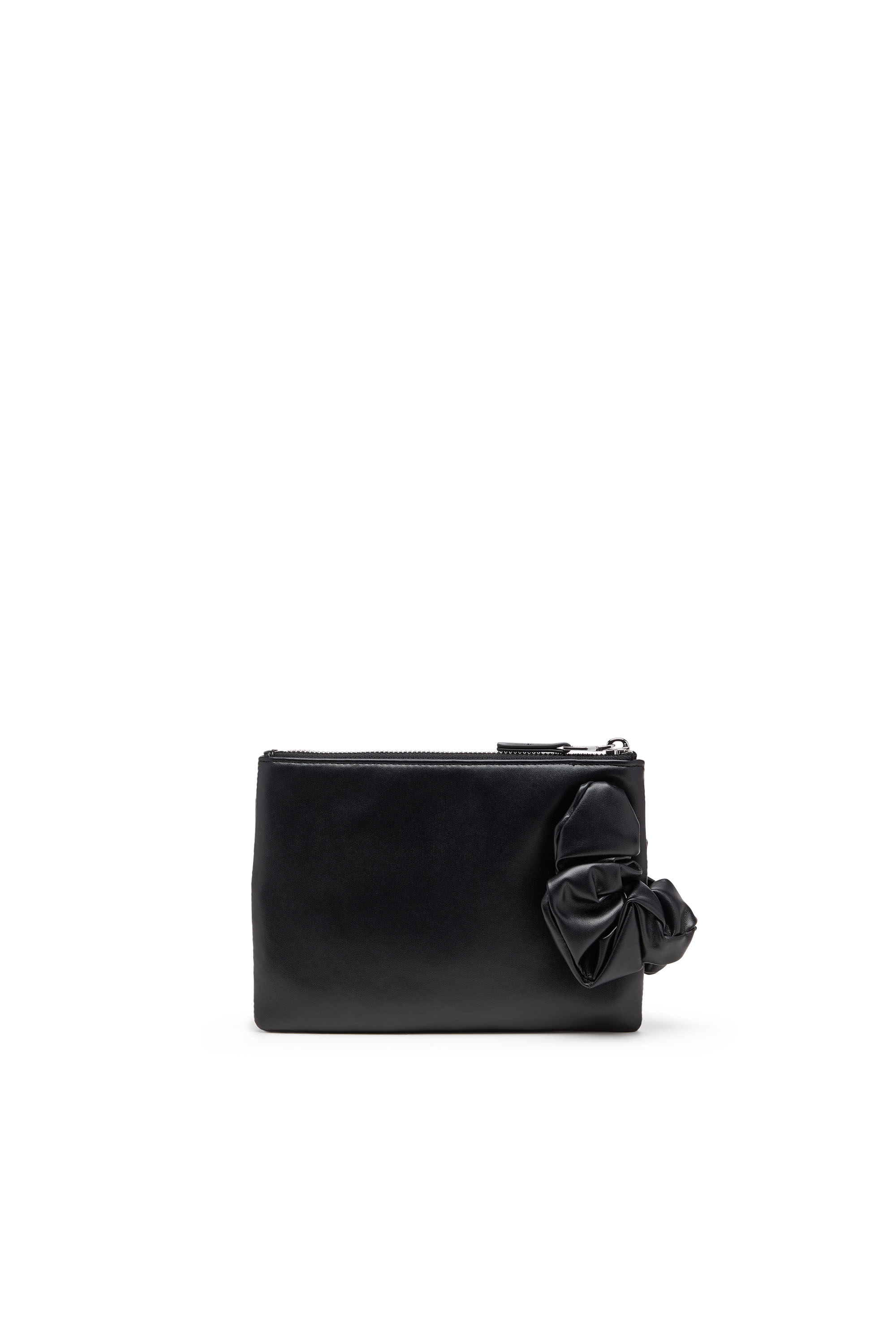 Diesel - GRAB-D POUCH, Pochette con polsiera scrunchie Donna in Nero - 2