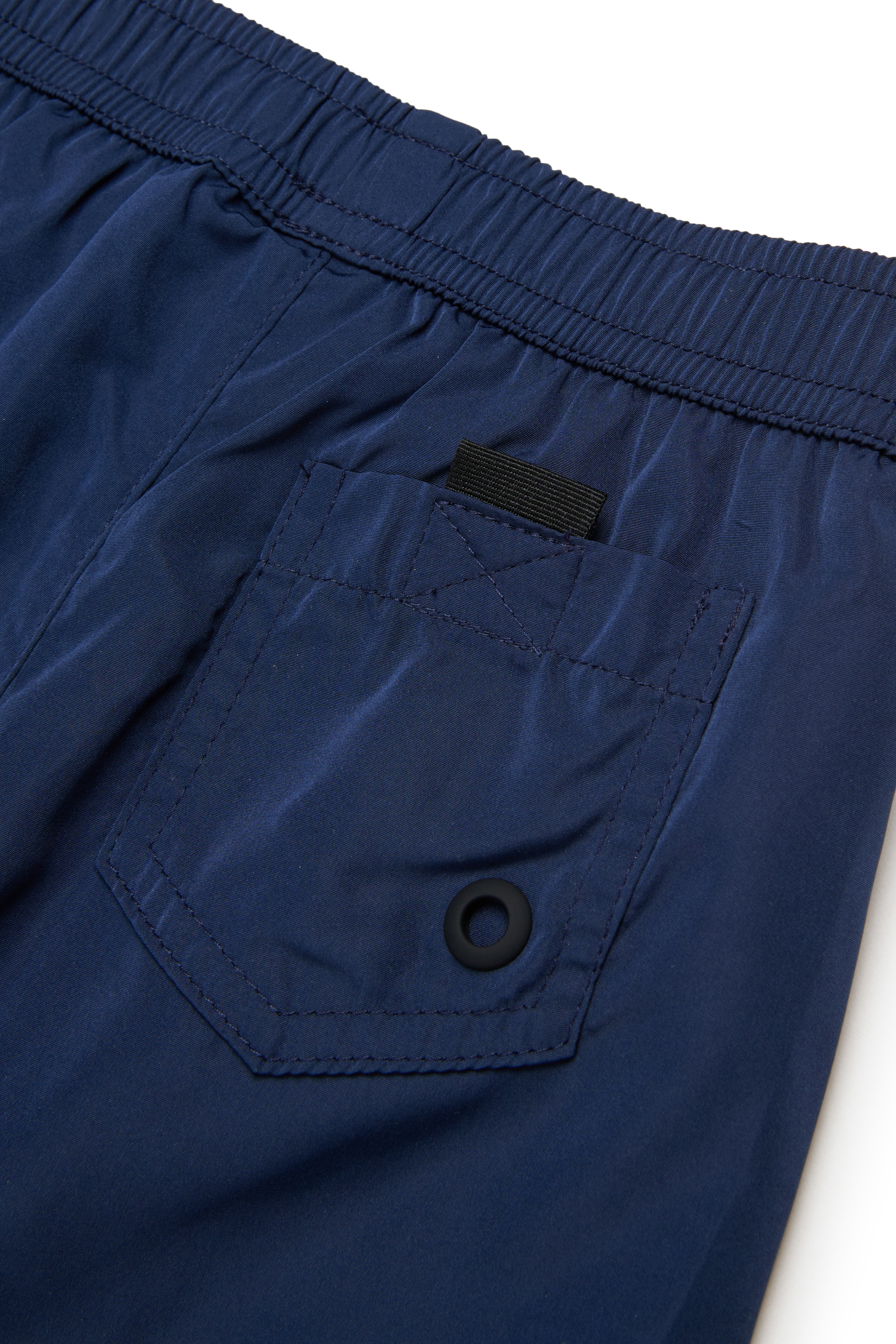 Diesel - MISITB, Shorts da nuoto con maxi stampa Biscotto Uomo in Blu - 4